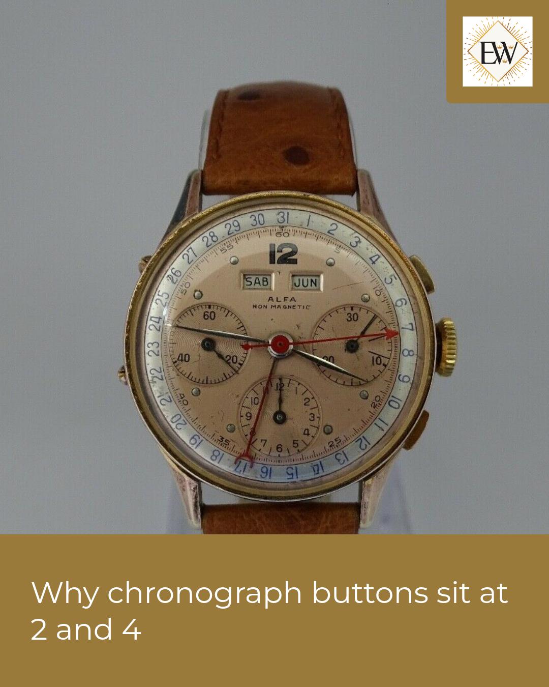 Surprising fact: the modern wrist chronograph’s push-button layout (start/stop at 2 o’clock, reset at 4) became standard mainly due to wartime pilot needs and practical repairs—during WWII, aviators and technicians preferred separated controls to avoid accidental resets under stress, and watchmakers standardized that layout after field feedback showed fewer in-flight timing errors compared with older single-button designs.

At Experts Watches we prioritize chronographs with authentic, pilot-driven designs and proven ergonomics for real-world use.

Click the link in our bio to shop now! 🛍️

#Chronographs #PilotWatch #AviationWatch #ErgonomicDesign #FieldFeedback #MilitaryWatch #ChronoLayout
