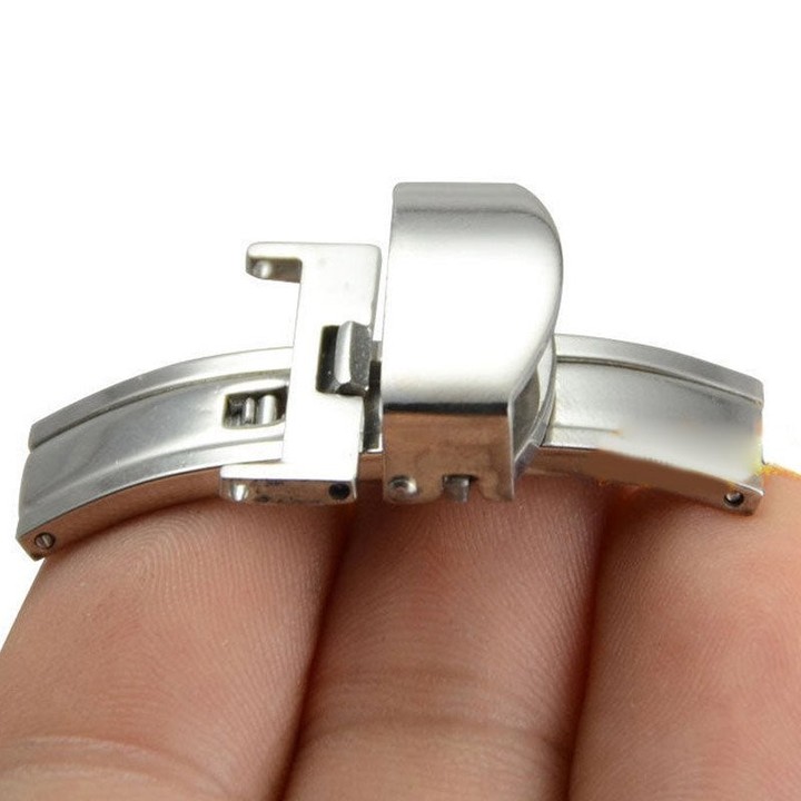 Tiny detail, big flex. Butterfly Deployment Clasps for Watch Bands Stainless Steel - $9.99. Slide into a cleaner clasp, snap it closed and forget about it. Feels premium, keeps the profile slim. Perfect little upgrade for your daily watch. ✨

Click the link in our bio to see more. 👀

#WatchBandClasp #ButterflyClasp #StainlessSteel #WatchUpgrade #SlimProfile #DailyWatch #BandHardware