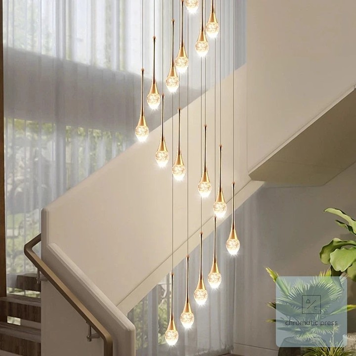 Ever thought a chandelier could transform your entire space? ✨

Meet the Modern Crystal LED Chandelier - where luxury meets creativity. 

Imagine this stunning piece hanging gracefully in your living room or illuminating your staircase. 

With its dimmable feature and elegant design, it sets the perfect mood for any occasion. 

Plus, it’s already fitted with LED bulbs, making your life easier and your energy bills lighter. 

Available now for $815.99 

Light up your home like never before! 

#HomeDecor #LuxuryLighting #ChandelierLove #InteriorDesign #GlamourLiving 
https://chromatic-press.myshopify.com/products/modern-crystal-led-chandeliers-for-living-room-lobby-luxury-cristal-long-staircase-hanging-lights-creative-gold-indoor-luminaire1705586218446