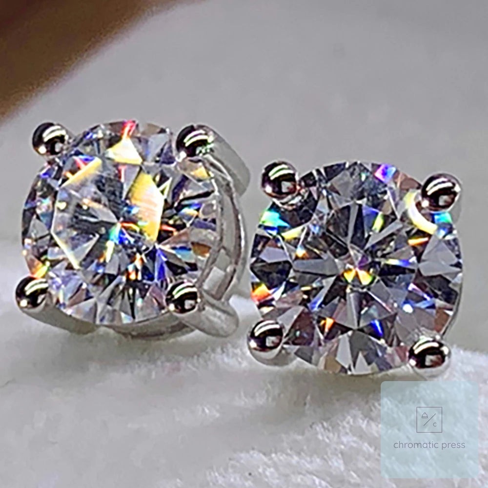 Shine bright like a diamond! 💎✨ 

These stunning 10K White Gold Stud