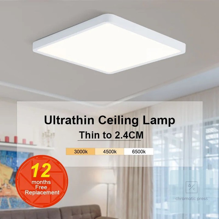 Why let low ceilings cramp your style? ✨ 

Transform your space with our ultra-thin LED ceiling lamp! At just 2.4cm, it delivers sleek modern elegance while illuminating your home. 

Perfect for any room, from the cozy kitchen to the stylish bedroom, it effortlessly blends into your décor. 

Available now for $68.99, it’s time to brighten up your life! 

👉 Grab yours here: https://chromatic-press.myshopify.com/products/led-ceiling-lamp-2-4cm-ultra-thin-24w-36w-modern-panel-ceiling-lights-for-living-room-bedroom-kitchen-indoor-lighting-85v-265v1705586218657 

#HomeDecor #LightingDesign #ModernLiving #InteriorInspo #LEDLights