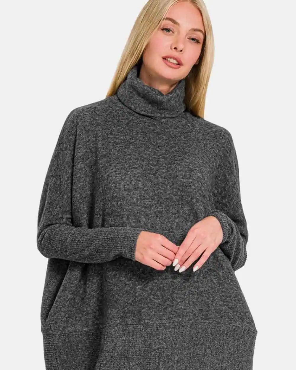 Who says you can't have style and comfort at the same time? 

Meet your new go-to for chilly days: the Brushed Melange Hacci Black Turtleneck Sweater! 

Soft, warm, and effortlessly chic, it layers beautifully over anything. Dress it up or keep it casual—this versatile piece has you covered for all your fall and winter adventures. 

https://daverrifashions.com/products/brushed-melange-hacci-black-turtleneck-sweater 

#FallFashion #CozyVibes #SweaterWeather #PlusSizeStyle #NewArrivals