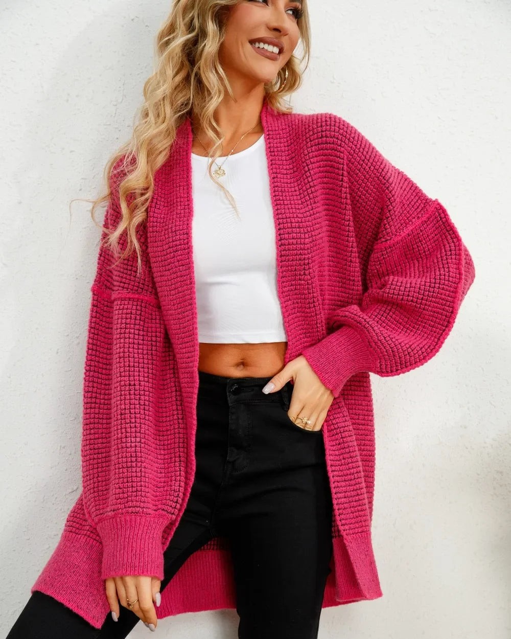 Cozy up in style this fall! 🍂

Our Open Front Dropped Shoulder Cardigan is the perfect blend of comfort and chic. With a slightly stretchy fit and soft polyester material, it’s designed to keep you warm while looking effortlessly stylish. 

Snag yours now! 
https://daverrifashions.com/products/open-front-dropped-shoulder-cardigan 

#FallFashion #Cardigans #CozyStyle #FashionFinds #OOTD