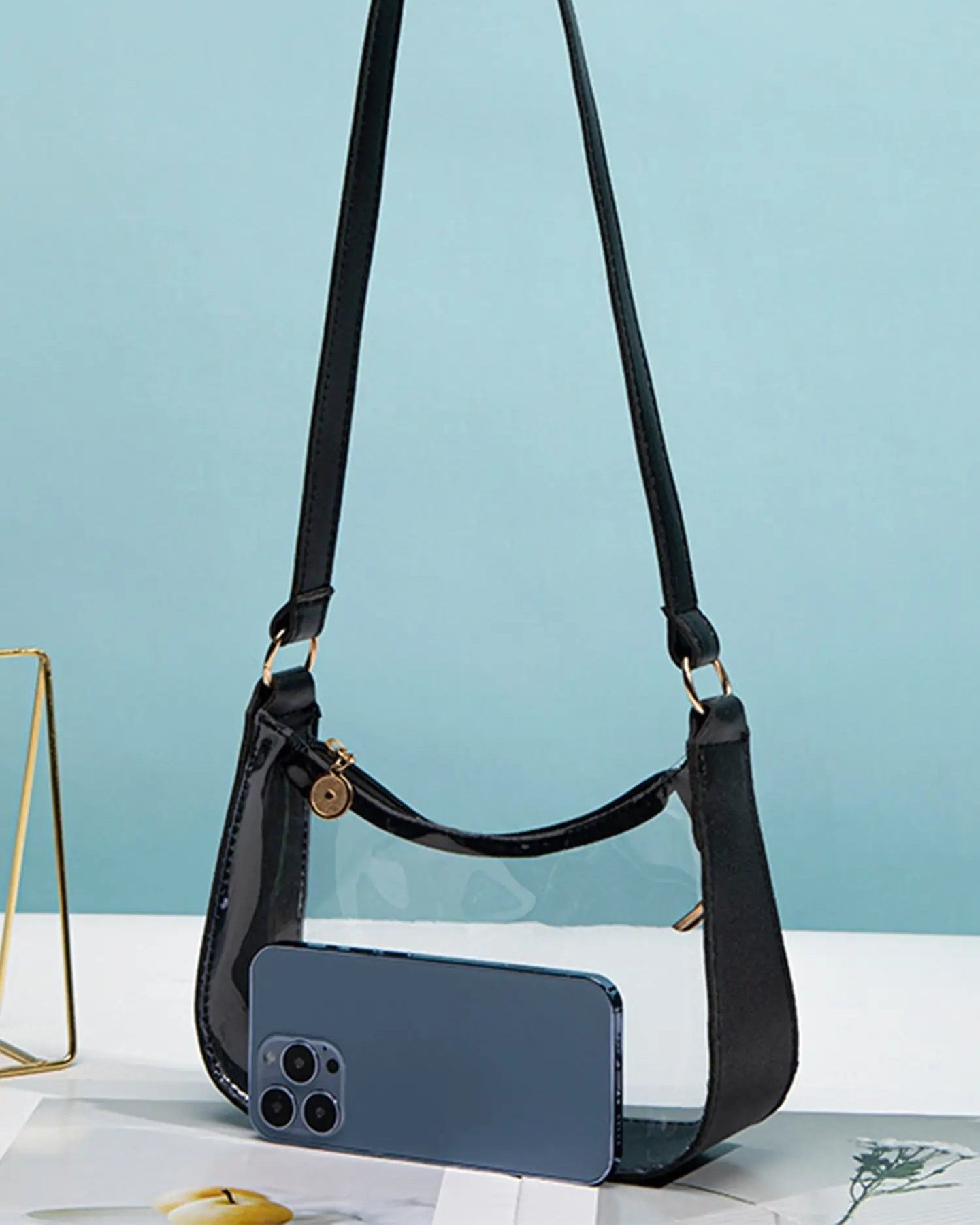 Ever heard of a bag that doubles as a style statement? 

Meet the See-Through Shoulder Bag — your new fashion essential! 
This crystal-clear beauty is made from durable PVC and features chic black PU leather trim. 

Not only does it hold your phone, keys, and lip gloss, but it also transforms them into eye-catching accessories. 
Compact, stylish, and secure — perfect for any occasion. 

Stand out without saying a word! 
Now at just £7.04. 

Grab yours here: 

#FashionFitz #ClearBag #TrendyStyle #ShoulderBag #FashionEssentials