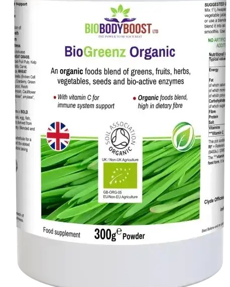 Fuel your day with nature's best! 🌱

BioGreenz Organic Green Meal Shake isn't just a greens powder; it's your all-in-one nutrition solution. Packed with organic spirulina, chlorella, and plant protein, it delivers essential vitamins and minerals for energy and vitality. Perfect for busy mornings or as a wholesome meal alternative.

Transform your health with every sip!

#OrganicNutrition #GreenShake #VeganHealth #DailyWellness #NutritionDrinks