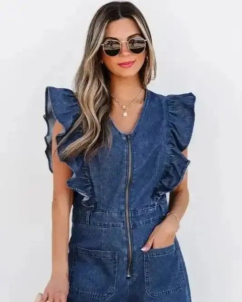 Who knew a single piece could transform your summer wardrobe?

The Denim Ruffled Romper is your go-to solution for effortless style. With its feminine ruffle detail, it elevates the classic playsuit to new heights. 

Dress it up or down for any occasion—whether it’s a casual day out or a beach holiday.

#DenimFashion #Rompers #SummerStyle #FashionEssentials #CasualChic