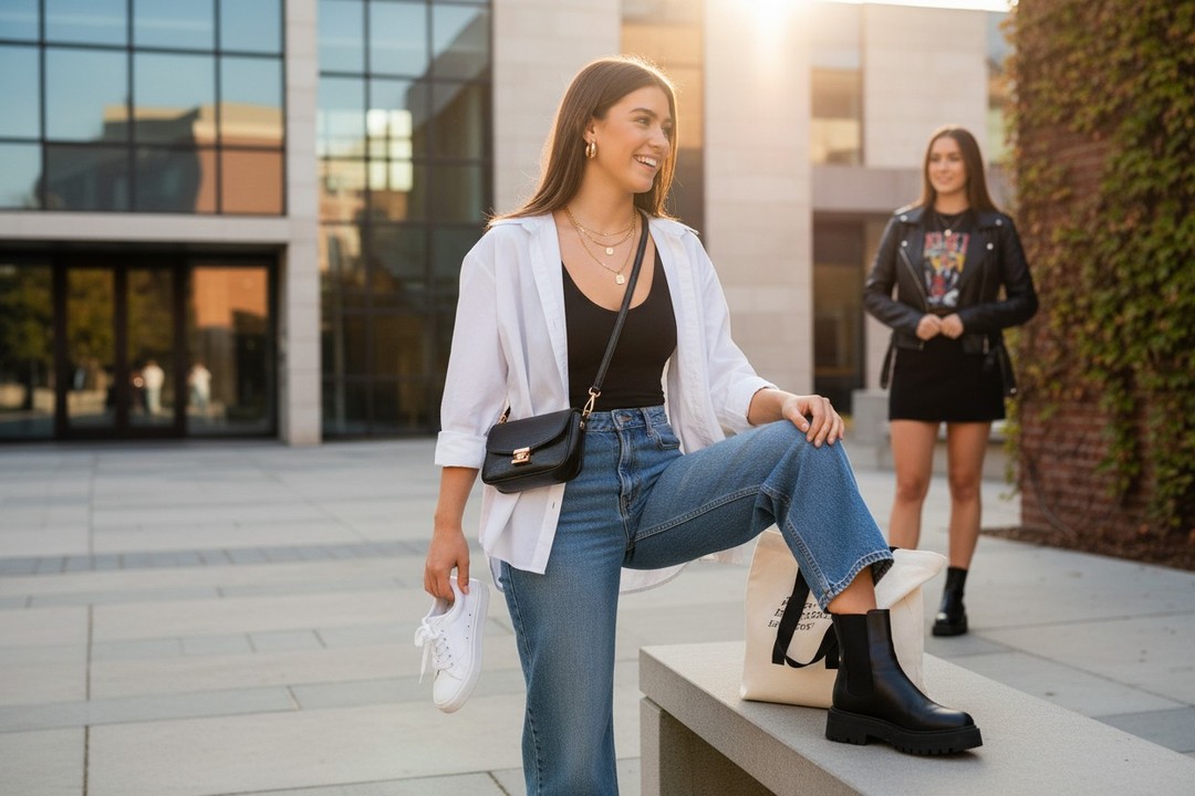 Ready to slay every scene? ✨

From campus to club, we've got the ultimate style hacks to keep you looking chic and effortless! 

Let your outfit work as hard as you do—because when you feel good, you shine! 🌟