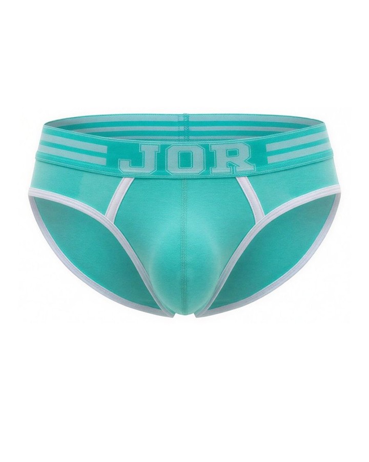 Why settle for ordinary when you can have extraordinary in your wardrobe? 

Meet the Jor College Brief 2321—where comfort meets classic athletic style. 

Crafted for those who appreciate a sharp fit, these men’s briefs hug your body just right. 

With a fresh pastel tone and iconic JOR-logo waistband, you’ll showcase a look that screams confidence. 

Perfect for everyday wear or hitting the gym, this pair has your back (and front!) all day long. 

Available now for $43.95 at 

#CityBoyz #MensFashion #JorBriefs #ConfidenceInComfort #StylishEssentials