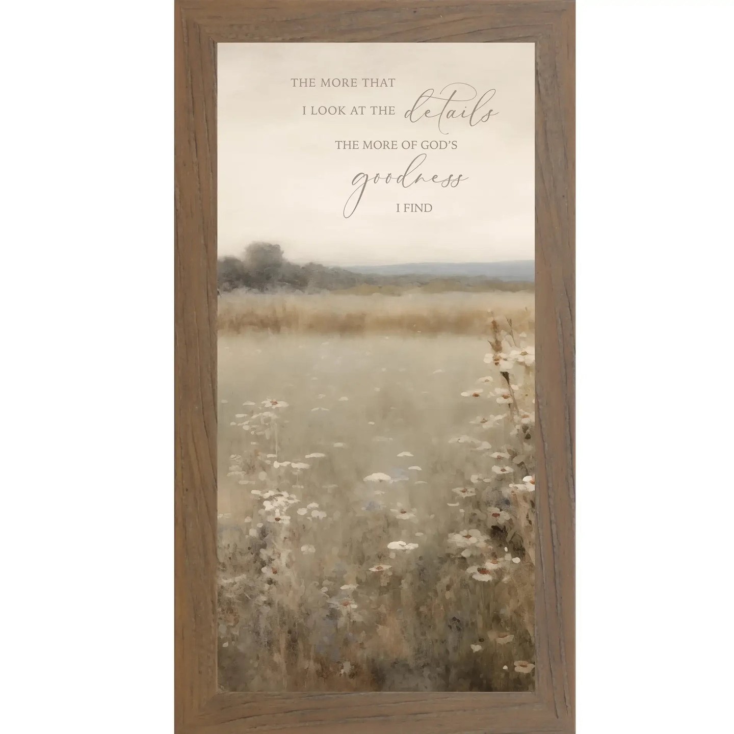 Discover the beauty of divine inspiration in your home! 

Our picture, "The More That I Look At The Details God's Goodness I Find," adds a touch of elegance and spirituality to any space. With a unique glitter finish and durable, moisture-proof design, it’s more than just art—it’s a statement.

Ready to hang and made in the USA, it’s the perfect blend of style and meaning.

https://ssdlr.shop/l/f1d4195a

#ArtFrames #HomeDecor #SpiritualArt #MadeInUSA #WallArt