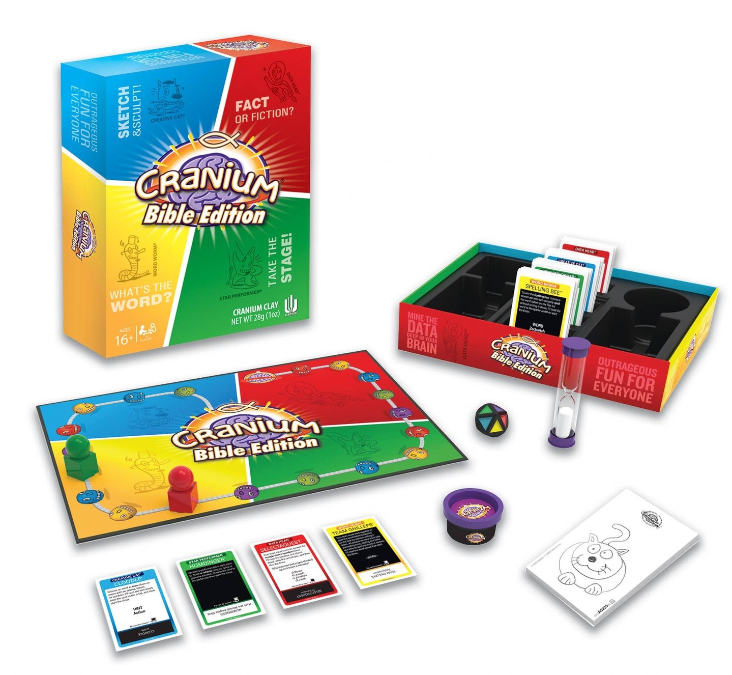Think you know your Bible? 

Challenge your friends and family to a hilarious game night with the Cranium® Bible Edition! 
With faith-based content, you’ll be sculpting, acting, and puzzling your way to victory. Perfect for teams of 4 or more, it’s fun for ages 16 and up! 

Grab yours now: 
https://ssdlr.shop/l/00473f52 

#BibleGames #ChristianFun #GameNight #Cranium #FamilyGames