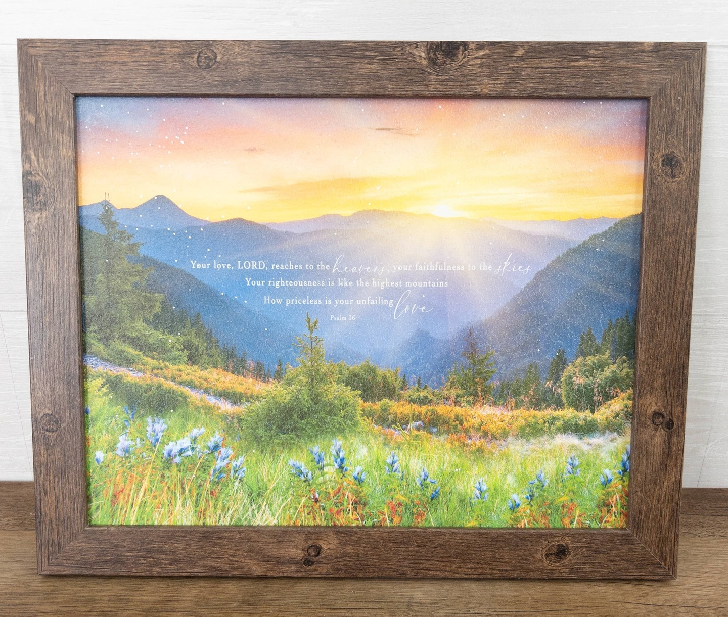 Transform your space with art that inspires! 🌟 

The "Your Love Reaches The Heavens Mountains" sign is more than just decor; it’s a daily reminder of faith and love. With a durable, canvas-like finish, it’s ready to hang and designed to last. 

Bring a piece of heaven into your home today. 

https://ssdlr.shop/l/9037b8e9 

#ChristianArt #HomeDecor #FaithInspiration #ArtAndFrames #MadeInUSA