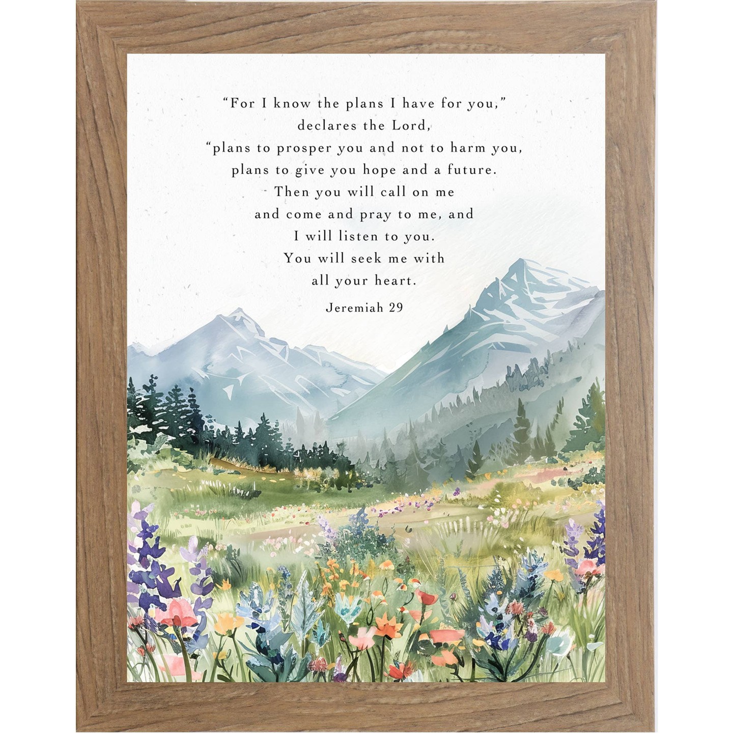Meaningful wall art transforms your space into a sanctuary of faith.

This framed print brings Jeremiah 29:11 into your home with stunning clarity. Choose from four sizes—8x10" to 22x28"—each featuring a textured, canvas-like finish that's UV protected and moisture resistant. No glass needed. Just timeless inspiration, ready to hang.

https://ssdlr.shop/l/9b83fdac

#ChristianArt #FaithDecor #WallArt #HomeInspiration #BibleVerse