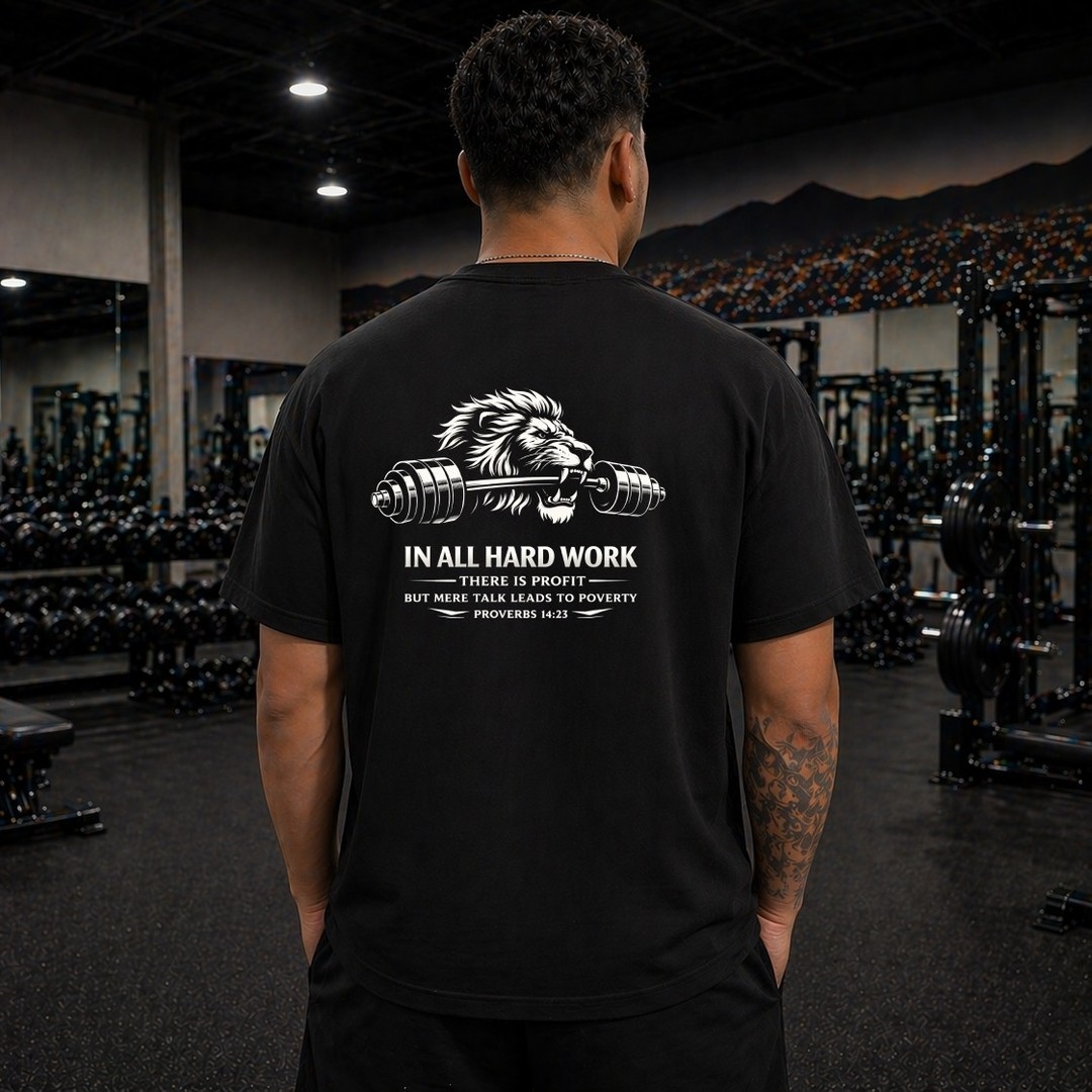 Did you know that your clothing can be a powerful expression of faith? 

The Lion & Gym Black Oversized Christian Shirt is not just a piece of apparel; it’s a statement. Crafted from a blend of cotton and polyester, it’s designed for comfort and durability. With a bold front design saying "FORGED BY FIRE" and a meaningful back featuring "Proverbs 14:23," this shirt inspires and uplifts. 

Available in unisex sizes S-4XL, it’s perfect for anyone wanting to wear their faith with pride. 

https://ssdlr.shop/l/a2ea0b03 

#ChristianApparel #FaithBasedFashion #WearYourFaith #Proverbs1423 #ChristianShirts