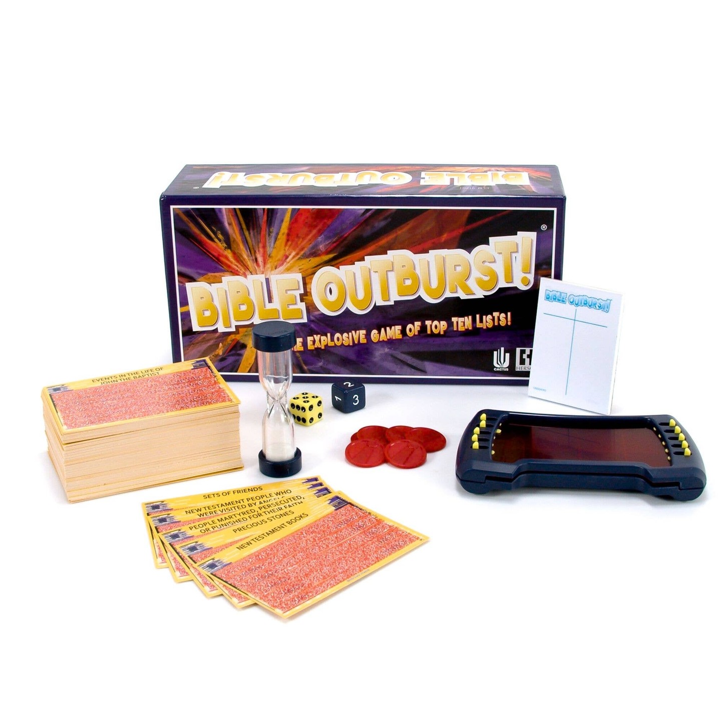Think you know your Bible? 

Gather your friends and dive into the hilarious chaos of Bible Outburst®! 
With topics like “Names For Christ” and “Animals In The Bible,” it’s a race against the clock to shout out the right answers. 
Perfect for game night or church gatherings, it’s a fun way to test your knowledge and bond with others. 

https://ssdlr.shop/l/4a758a87 

#BibleGames #ChristianFun #GameNight #FamilyGames #BibleOutburst