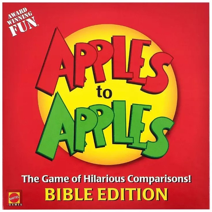 Who knew Bible stories could spark so much laughter? 

Apples to Apples®: Bible Edition brings family and friends together for a fun-filled game night! With easy rules and endless laughs, it’s perfect for ages 12 and up. Gather 4 to 10 players and let the good times roll! 

https://ssdlr.shop/l/b882f60a 

#BibleGames #FamilyFun #GameNight #ChristianGames #LaughterTogether