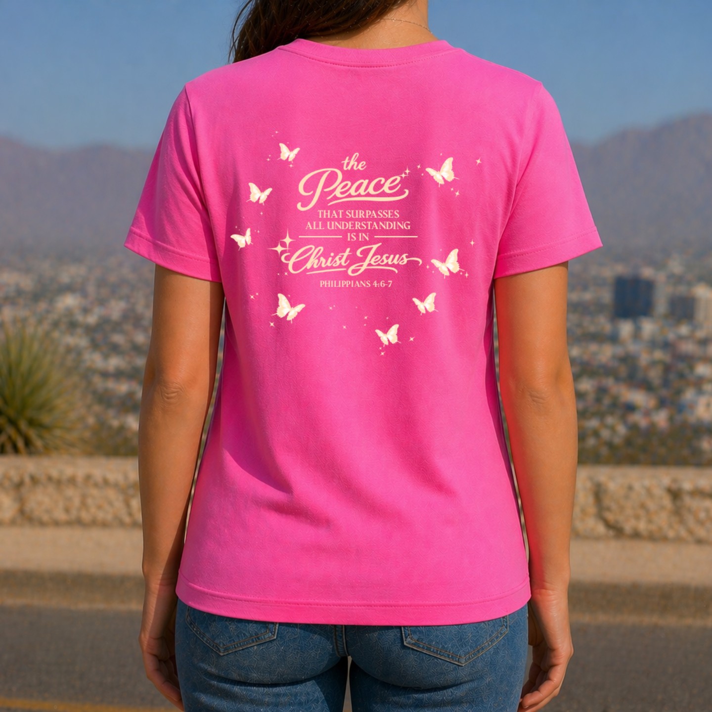 Did you know that fashion can be a powerful expression of faith? 

Our Be Still Pink Christian Shirt is not just a piece of clothing; it's a reminder to embrace peace and tranquility. Made from a soft cotton-polyester blend, this shirt offers comfort and durability, all while showcasing a beautiful butterfly design.

Wear your faith proudly and inspire those around you.

https://ssdlr.shop/l/c035656d

#ChristianApparel #FaithBased #Tshirt #Jesus #FashionWithPurpose