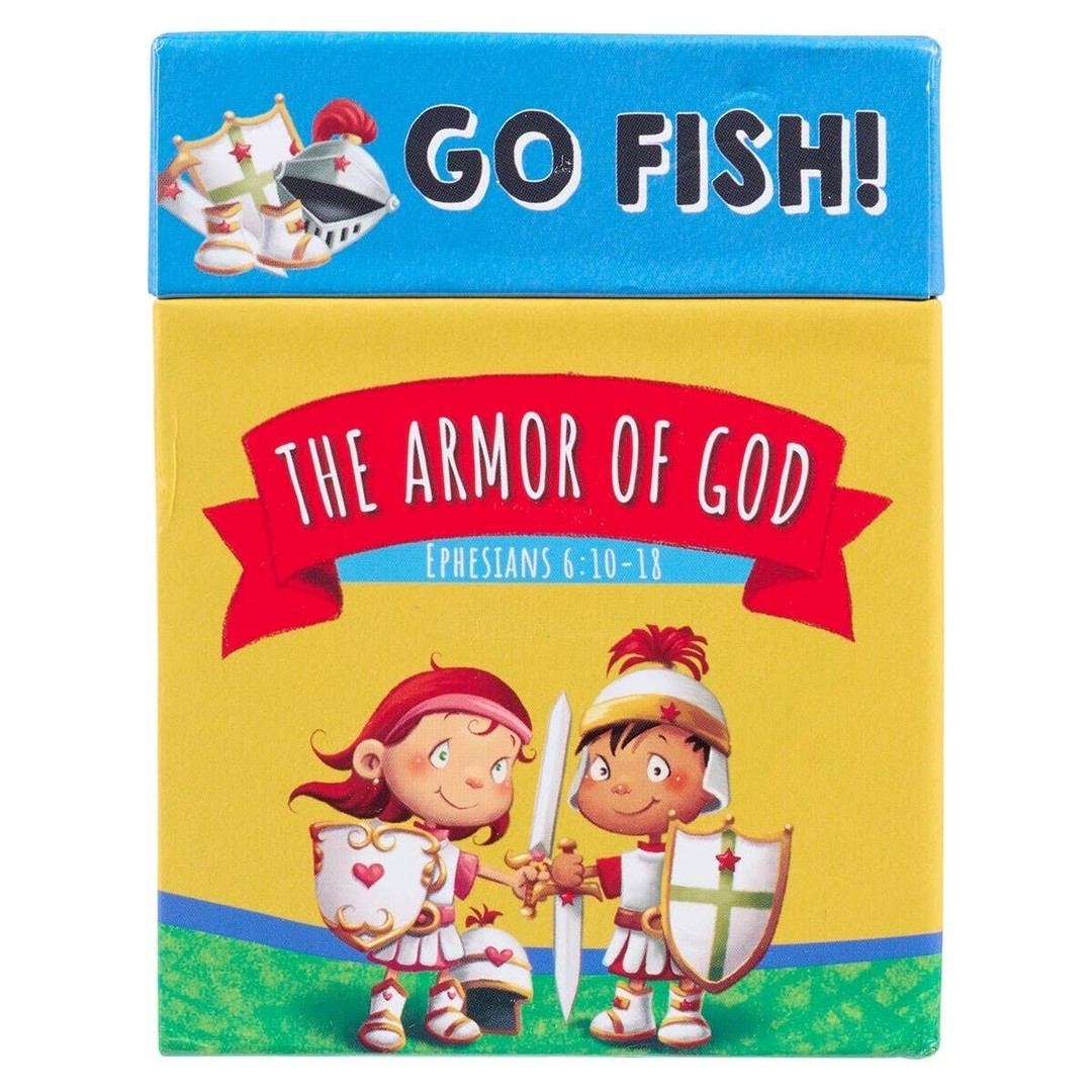 Did you know playtime can be a powerful lesson in faith? 

With the Card Box Go Fish! – The Armor of God, your kids can learn about being victorious warriors for Christ while having a blast! 

This vibrant card game is perfect for ages 5-8 and encourages teamwork and biblical values. 

Grab yours now! 
https://ssdlr.shop/l/f5c1e02e 

#ChristianGames #KidsPlay #FaithAndFun #GoFish #ArmorOfGod