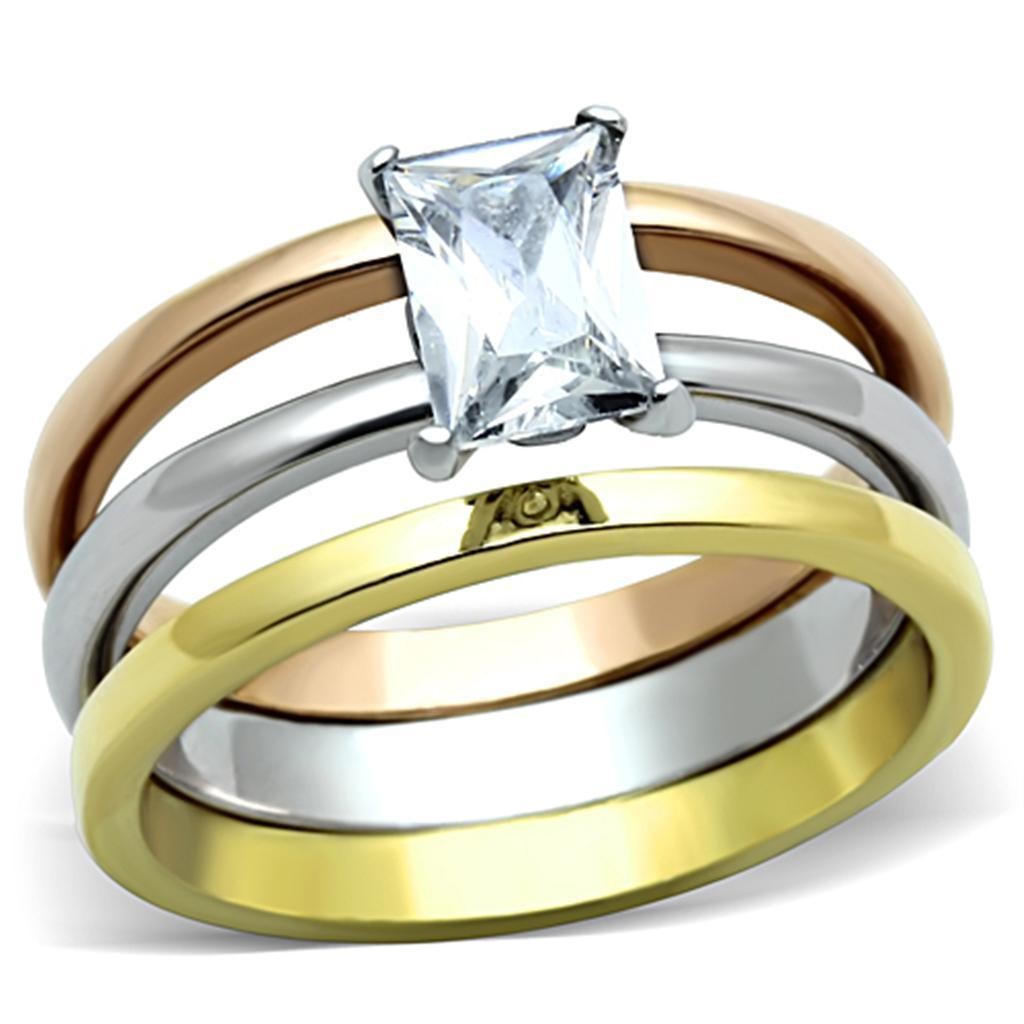 Why settle for ordinary when you can shine in three stunning tones? ✨

Our Three Tone Stainless Steel Ring combines IP Gold, IP Rose Gold, and a high polish finish, ensuring it never fades or tarnishes. Perfect for any occasion, it’s safe for all skin types and designed to last a lifetime. 

Grab yours now! 
https://ssdlr.shop/l/8e187645 

#WomensJewelry #StainlessSteel #FashionRings #MothersDayGift #TriToneRing