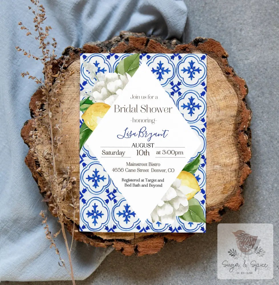 Looking to make your bridal shower unforgettable? 🍋✨ 

Our Mediterranean Lemon Bridal Shower Invitation is not just an invite; it’s a stylish first impression! With its vibrant lemon design, your guests will be buzzing with excitement for your special day. Plus, it’s easy to edit and download instantly!

https://ssdlr.shop/l/8dc45b57

#BridalShower #WeddingInvitations #PartyPlanning #LemonTheme #EditableInvitations