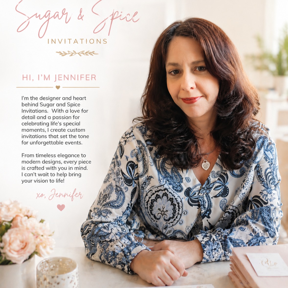 Your wedding day is one of the most important moments of your life, and it deserves to be celebrated in style. 

Sugar and Spice Paper makes it easy to create custom, affordable invitations that perfectly represent your style and your big day. With hundreds of designs to choose from and the ability to customize them to match your vision, you can create invitations that your guests will love without spending a fortune.
https://www.sugarandspiceinvitations.com/