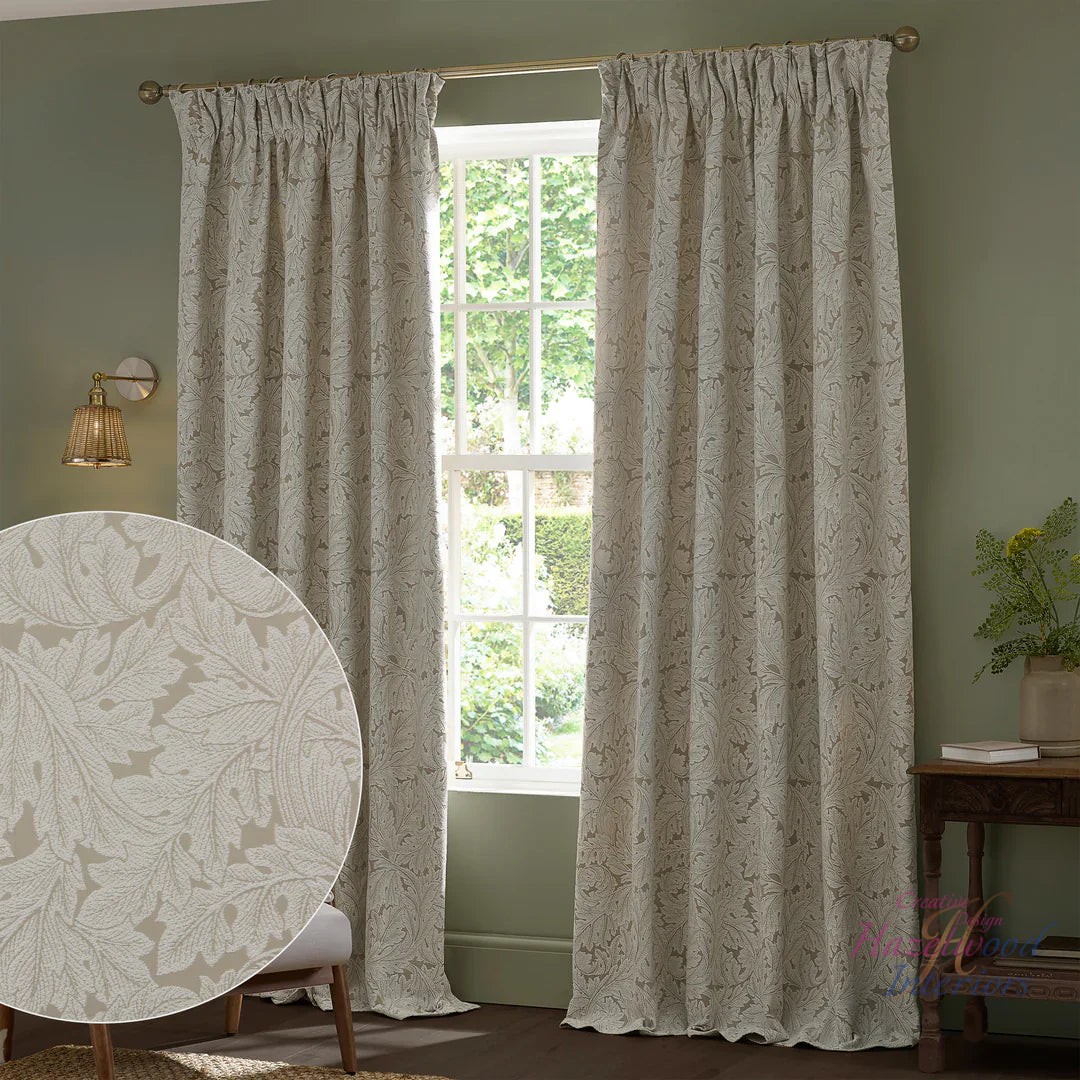 Who said curtains are just fabric? 

Transform your space with the historic charm of Acanthus Pencil Pleat Curtains by Morris & Co. 

Originally crafted in 1875, this stunning design flaunts a large-scale scrolling acanthus leaf pattern, adding a touch of grandeur to any room. 

The sophisticated Linen shade is versatile enough to blend seamlessly with your existing décor, while infusing your home with a sense of heritage. 

Now at €145,00 – because your home deserves this timeless piece. 

Shop here: https://ssdlr.shop/l/8d16982e 

#HomeDecor #MorrisAndCo #Curtains #FloralDesign #InteriorInspo