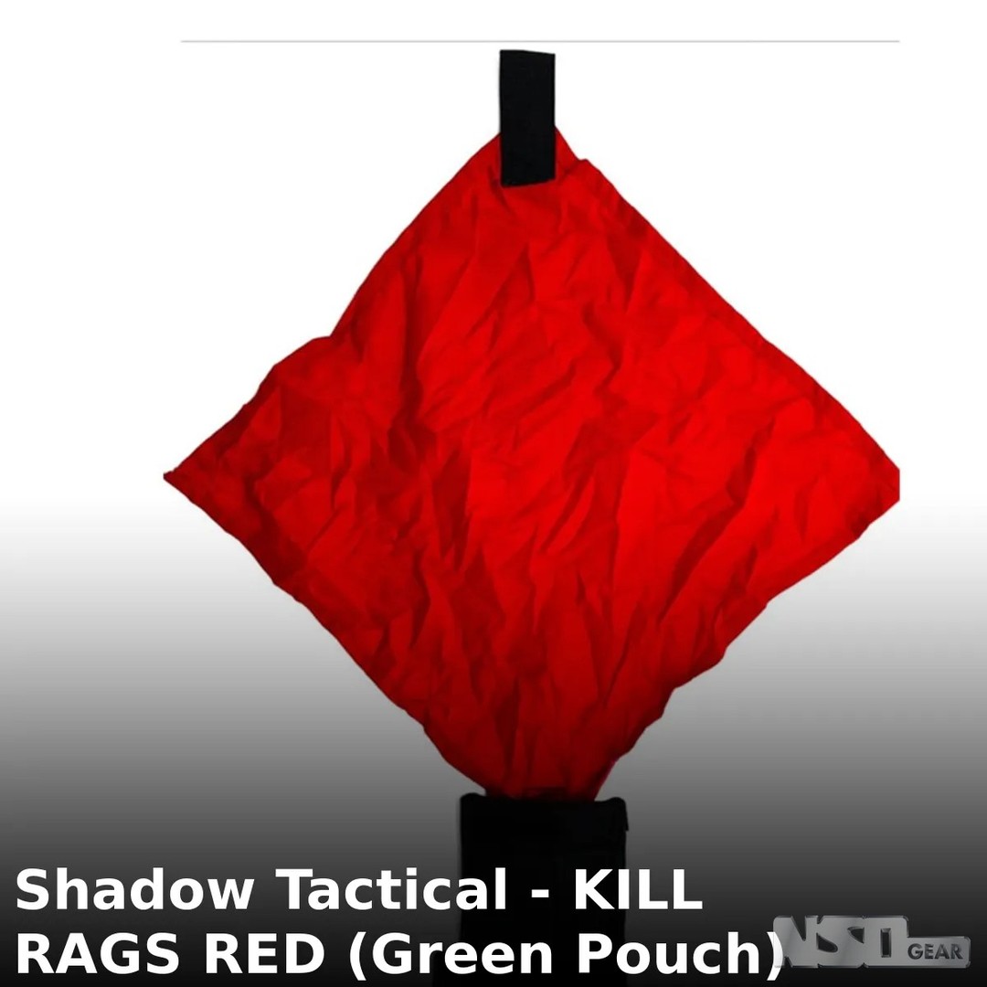 Ever been hit and left in the lurch? 🛑

Stay safe and signal your game status with the Shadow Tactical KILL RAGS in vibrant red! 

These essential rags are designed to make your gameplay smoother. Not only do they show you’re out, preventing further hits, but they also keep the game safe and fun for everyone. 

Compact and easy to store, they’re a must-have for every player. 

Grab yours for €9,00 and elevate your airsoft or paintball experience! 

https://ssdlr.shop/l/16e0e78d

#Airsoft #Paintball #GamingSafety #ShadowTactical #KillRags