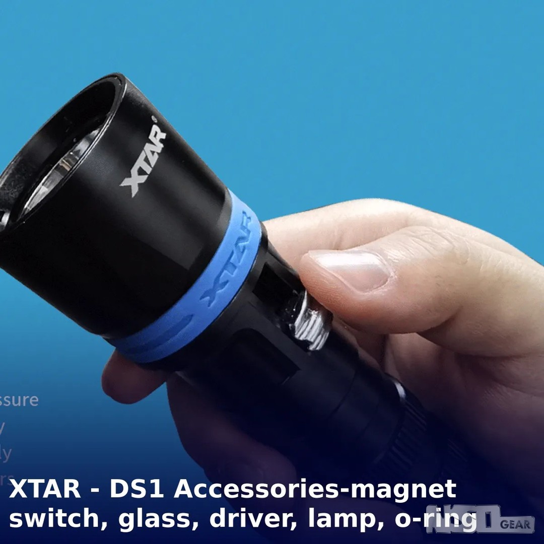 Did you know that the right accessories can elevate your diving adventures? 

With the XTAR DS1 accessories, maintenance and upgrades become a breeze. 

✨ Magnetic Slide Switch: Enjoy effortless brightness adjustments with just one hand, ensuring your dive light is always ready. 

💡 High-Transmittance Glass: Upgrade your lens for crystal-clear visibility underwater. 

Perfectly designed for the XTAR DS1, these essentials are a must-have for every diving enthusiast. 

Grab yours for €6,70 and dive into a new level of underwater exploration! 

#Diving #XTAR #UnderwaterAdventure #ScubaGear #DiveAccessories