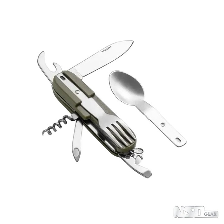 Who says camping food has to be basic? 🍽️

Meet the Tac Maven Olaf—your new best friend in the wild! 

This isn’t just any utensil set; it’s a compact survival multitool with 9 essential functions. Knife? Check. Spoon? Check. Fork? Check. It’s crafted from durable stainless steel with an ergonomic grip, perfect for all your outdoor adventures. 

Portable convenience means you’ll never compromise on meal prep again! 

Grab yours for €9,00 and level up your outdoor cooking. 

#CampingEssentials #OutdoorAdventure #SurvivalGear #Multitool #TacMaven
