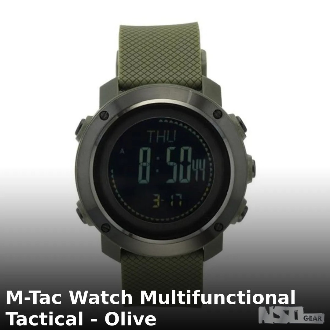 Adventure awaits, and your wrist shouldn't hold you back! 

The M-Tac Watch Multifunctional Tactical - Olive is more than just a timepiece; it's your ultimate companion. Whether you're conquering mountain trails or navigating everyday challenges, this watch keeps you informed with atmospheric pressure and air temperature readings. 

Tactical, durable, and stylish, it's perfect for active lifestyles. 

Available now for €51,00. Ready to take your outdoor experience to the next level?

https://ssdlr.shop/l/3c68065c

#MTAC #TacticalWatch #AdventureTime #OutdoorLife #GearUp