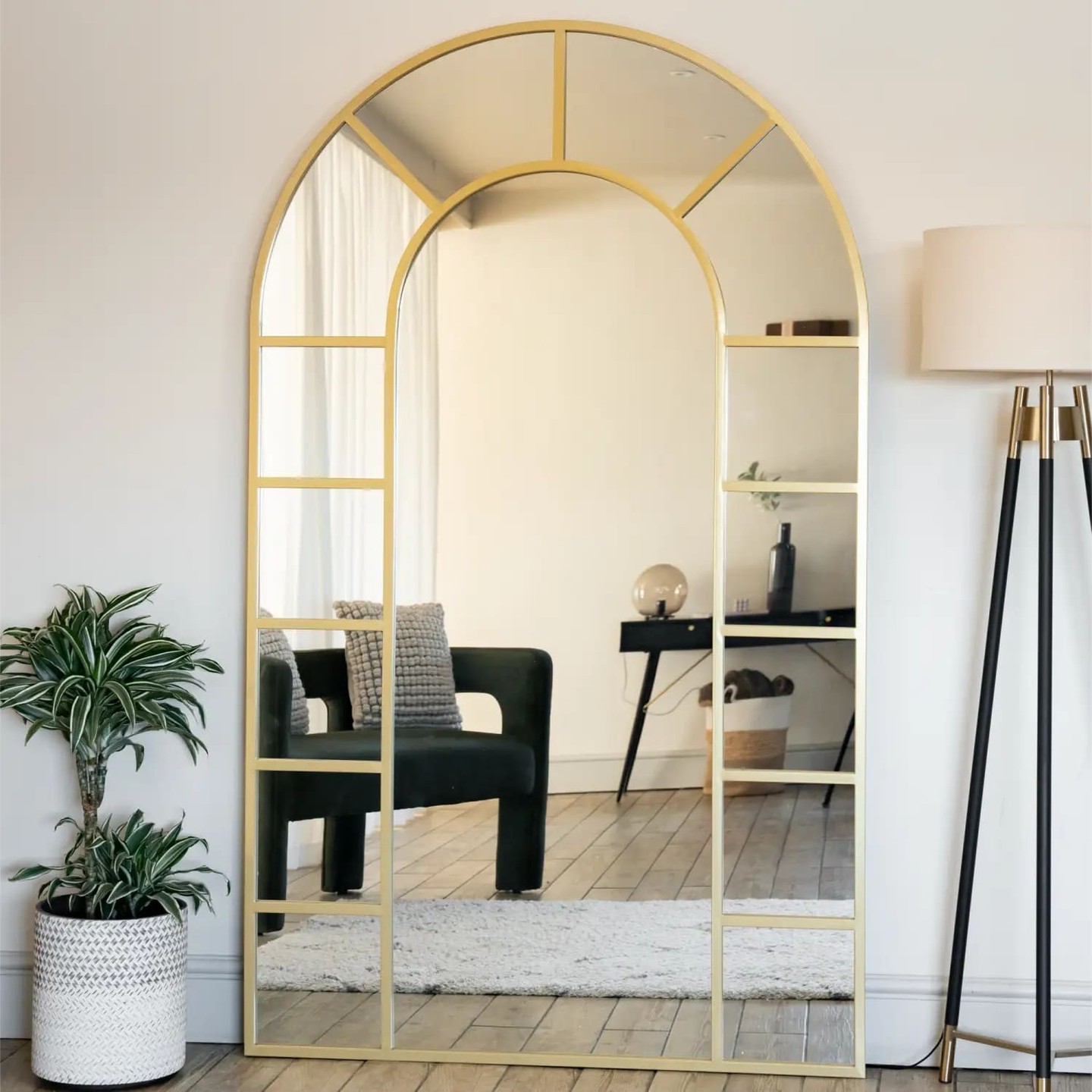 Ever thought a mirror could transform your space? 

Meet the Mio - a stunning full-length gold metal arched window mirror that doesn’t just reflect your image, but elevates your entire room. 

Its elegant design draws the eye, bringing light and depth to any corner of your home. Perfect for creating a chic atmosphere, this mirror works beautifully with any decor style. 

Available now for £369.95 at Jōbū Home. 

Mirror, mirror on the wall, it’s time to make your space the finest of them all!

https://jobuhome.com/products/mio-full-length-gold-metal-arched-window-mirror-180cm-x-105cm

#HomeDecor #InteriorDesign #LuxuryLiving #Mirrors #JōbūHome