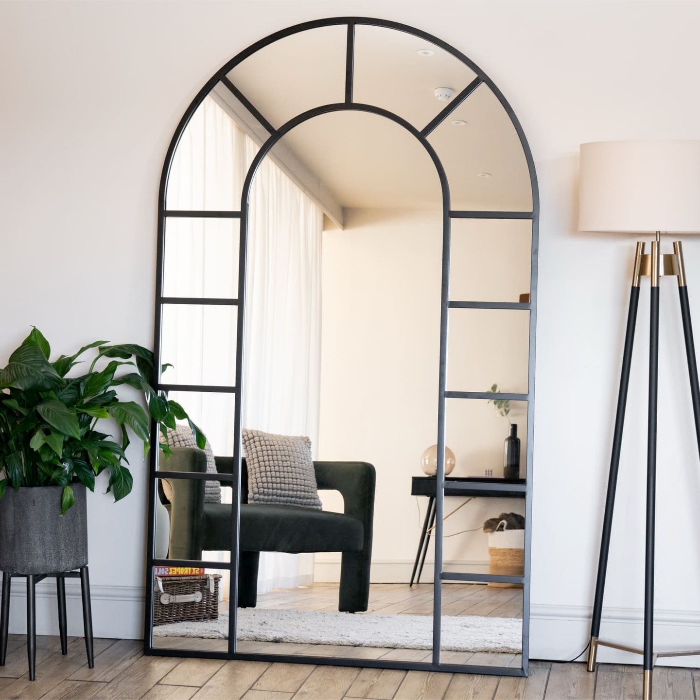 Did you know the right mirror can transform an entire room? 

Meet the Mio black metal arched window mirror—your new statement piece! 

With its stunning modern frame and refined window border, it elevates your decor effortlessly. 

Perfect for living rooms or entryways, this mirror not only enhances your space but reflects sophistication. 

Available now for £339.95. 

Make your home shine brighter! 

https://jobuhome.com/products/mio-full-length-black-metal-arched-window-mirror-180cm-x-90cm 

#HomeDecor #InteriorDesign #Mirrors #LuxuryLiving #JobuHome