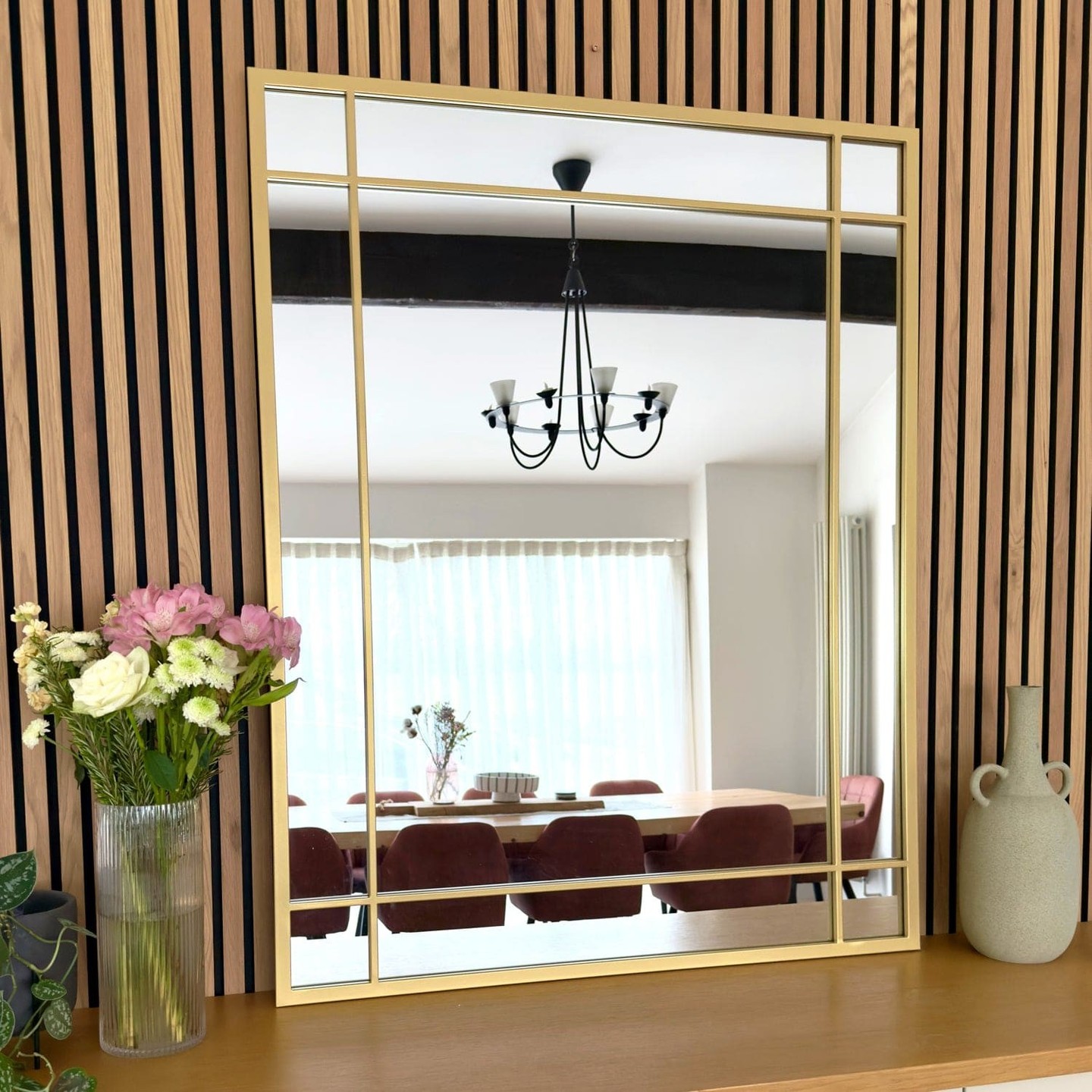 What if a single piece of decor could transform your entire room? 

Meet the Aimi Gold Metal Window Mirror—your perfect partner in creating that wow factor! 

With its stunning windowpane design and hand-welded gold frame, this mirror doesn't just reflect light; it radiates elegance. 

Perfect for any style, it adds warmth and a touch of luxury to your living space. 

Make your home feel bigger and brighter for only £185.95! 

Discover how a mirror can change everything: 
https://jobuhome.com/products/aimi-gold-metal-rectangle-window-mirror-95cm-x-120cm

#HomeDecor #InteriorDesign #ElegantLiving #JōbūHome #MirrorMagic