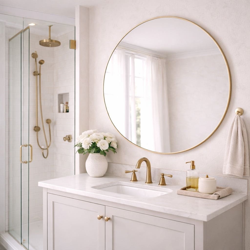 Mirrors are more than just reflections—they're statement pieces! ✨

Transform your space with the Rei Large Round Gold Mirror. 

At 90cm, its sleek design adds a touch of elegance and warmth anywhere you place it. 

Perfect for hallways, bedrooms, or even your cozy bathroom, this stylish mirror doesn’t just function; it enhances your decor.

Available now for £159.95.

Ready to make your walls shine? 

👉 https://jobuhome.com/products/rei-large-round-gold-metal-circle-mirror-90cm-x

#HomeDecor #InteriorDesign #MirrorMagic #JōbūHome #StyleUpgrade