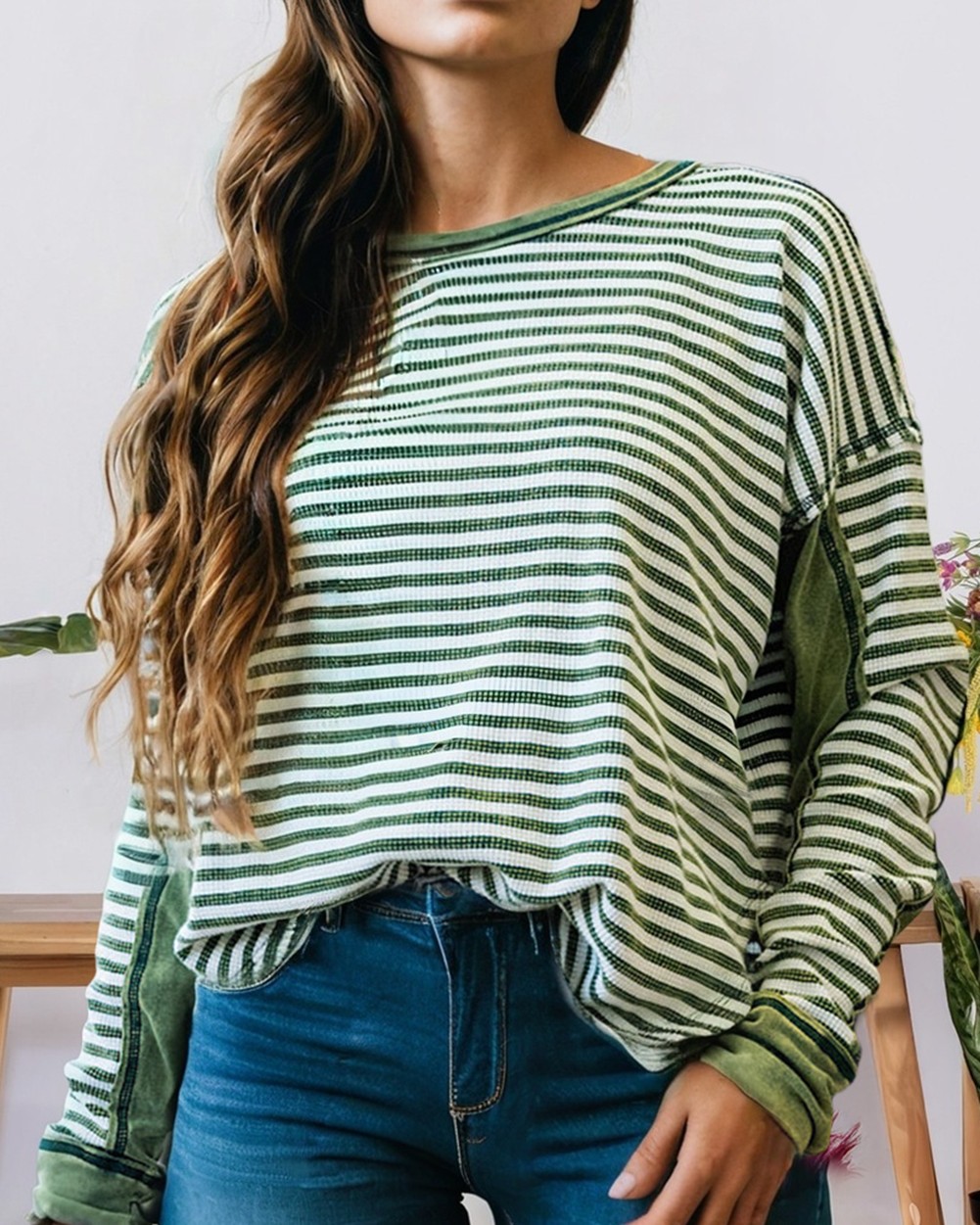 This cozy top is your new fall essential! 🍂 

Made with a soft blend of polyester and elastane, it offers the perfect mix of comfort and style. Whether you're lounging at home or out with friends, this versatile piece has got you covered. 

Grab yours now! 
https://shopalexlayne.com/products/stripe-thermal-knit-drop-shoulder-casual-top-s-4x-green-missy-l 

#FallFashion #CasualStyle #ShopNow