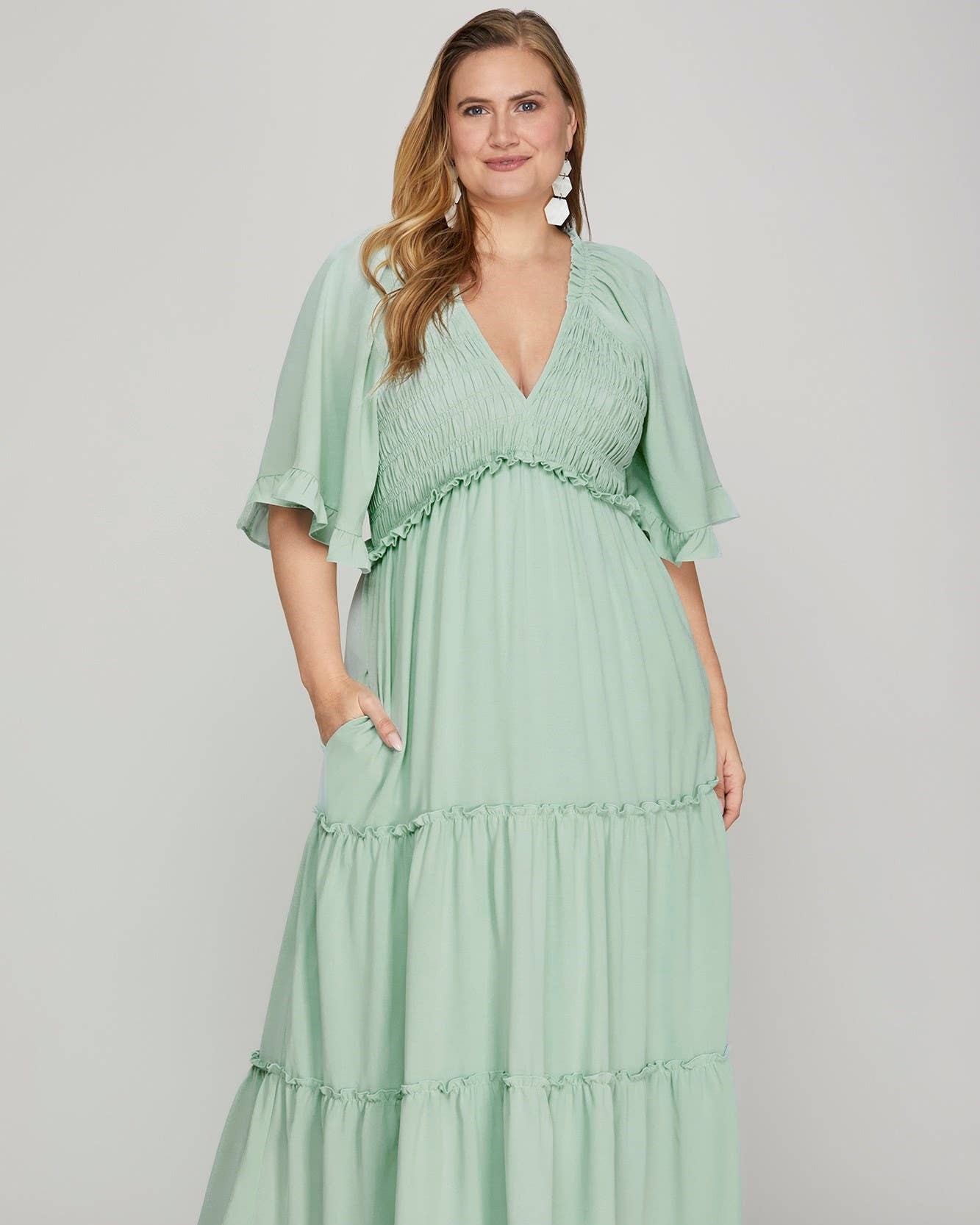 Ready to turn heads this season? 

Our Smocked Tiered Maxi Dress in Mint is not just a dress; it’s an experience! With its comfy pockets and flutter bell sleeves, you’ll feel as fabulous as you look. Perfect for spring and summer outings! 

https://053c9in8yew7il58-56107663554.shopifypreview.com/products_preview?preview_key=77be1bb4fcaef08bbb7d84b9c4ad4307

#CurvyFashion #MaxiDress #SpringStyle #SummerVibes #DressesOnSale