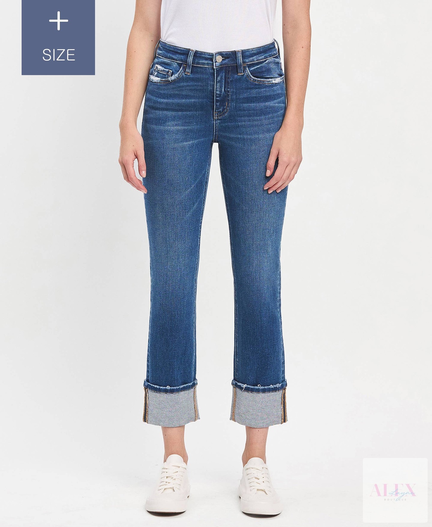 Ever wished for the perfect blend of comfort and style? 🤔 

Meet the Vervet Cuffed Slim Straight Jeans! 

Designed with a high rise waist and crafted from comfort stretch denim, these jeans hug your curves just right. 

With a chic slightly distressed detail and a trendy cuff hem, you'll look effortlessly chic while feeling oh-so-comfortable. 

Perfect for any occasion, these jeans are a wardrobe essential. 

Available now for $77.00 

Shop the link: https://shopalexlayne.com/products/plus-size-high-rise-cuffed-slim-straight-jeans-t6590-p-imbue-14

#CurvyFashion #DenimLove #StyleEssentials