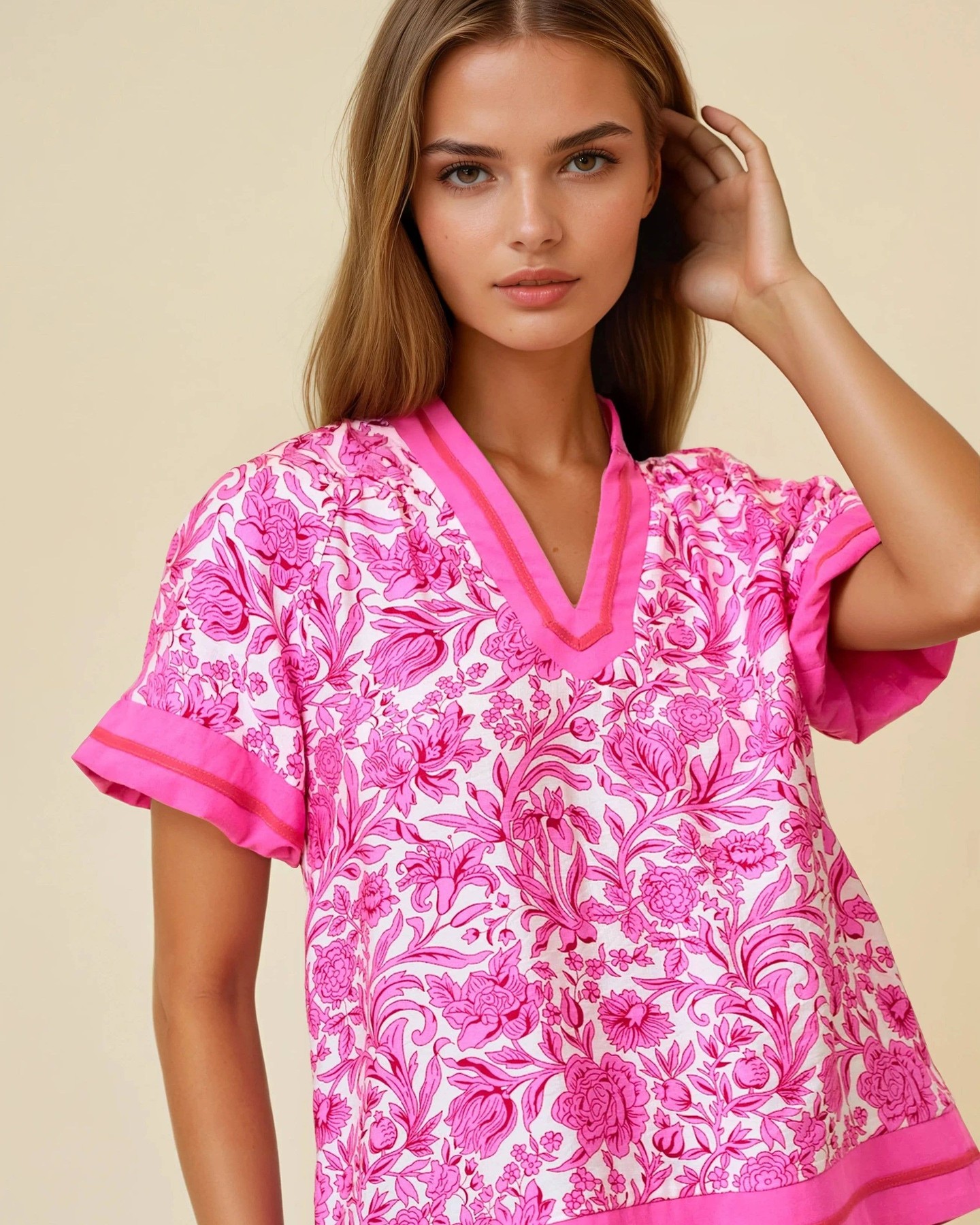 Floral prints never go out of style! 🌸

Our Pink Vintage Floral Top is perfect for adding a touch of spring to your wardrobe. Soft, breathable fabric keeps you comfy while you look effortlessly chic. Pair it with your favorite jeans or a skirt for a fresh look!

https://shopalexlayne.com/products/floral-printed-ruffle-tiered-top-45463t-pink-l

#SpringCollection #FloralFashion #Tops #StyleInspo #OOTD