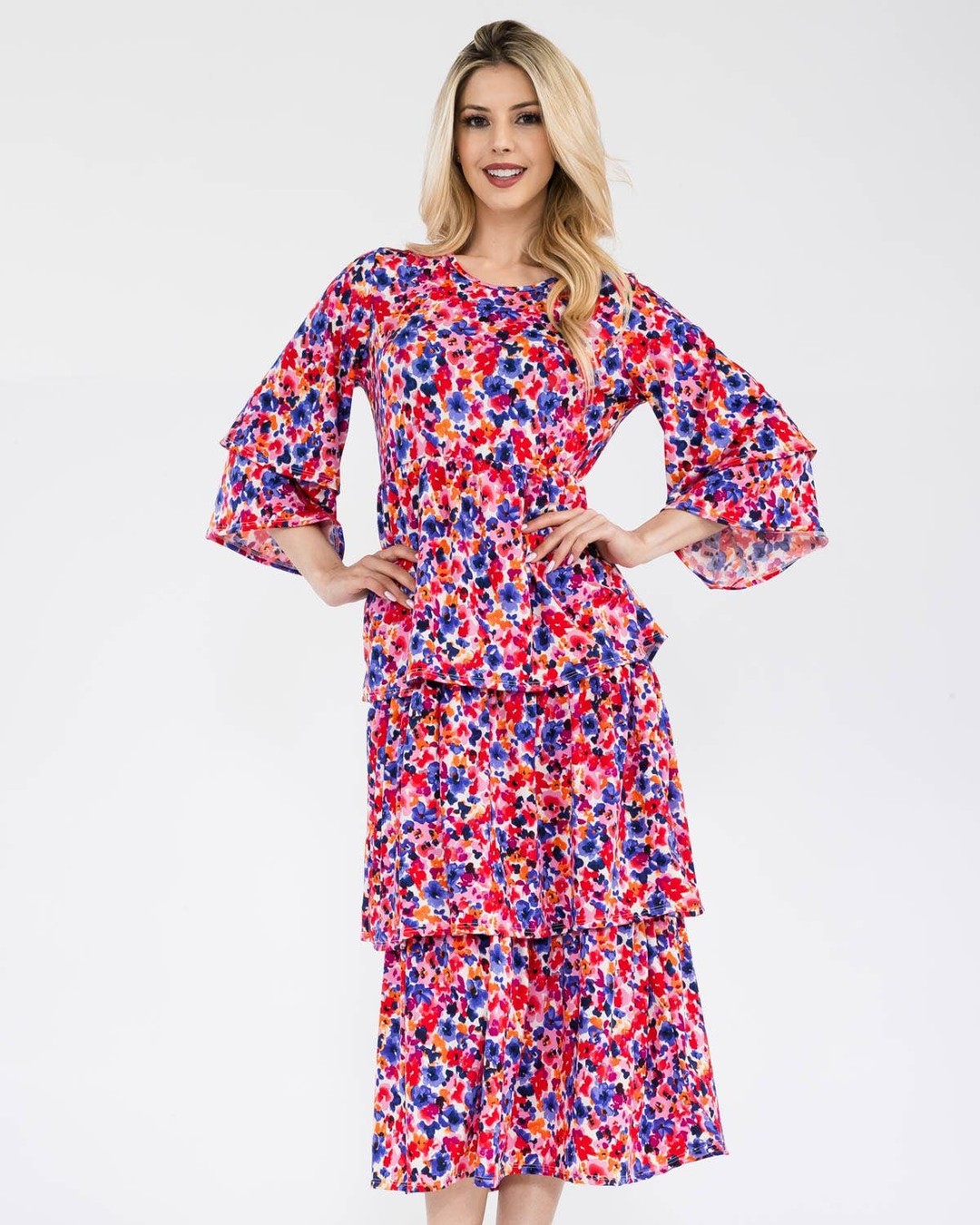 Floral prints never go out of style! 🌸

Our Classic Floral Midi Dress combines elegance and grace, making it perfect for any occasion. Embrace your femininity with its beautiful tiered design that flows effortlessly, ensuring you feel confident and chic all day long.

https://shopalexlayne.com/products/plus-size-tiered-ruffle-floral-midi-dress-cd43883d-pl-copy-fuchsia-floral-3xl

#CurvyFashion #Dresses #SpringCollection #SummerStyle #FashionForward