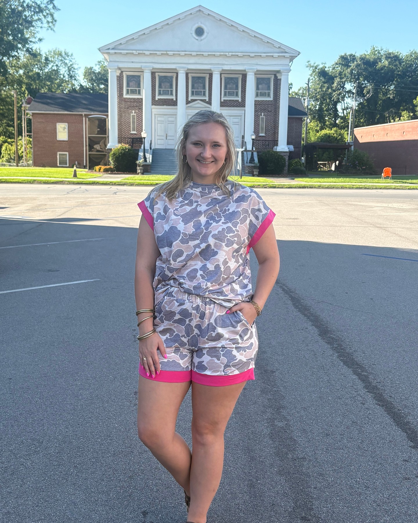 Who said comfort can't be stylish? 

Meet your new go-to outfit! This Camo Contrast Trim Tank & Shorts Set blends chic camo prints with bold trims, perfect for lounging or spontaneous outings. 

Stay comfy and look fabulous all day long! 

https://shopalexlayne.com/products/pretty-bash-camo-contrast-trim-tank-shorts-set-multicolour-l 

#LoungeSet #SpringCollection #SummerStyle #CasualChic #Athleisure