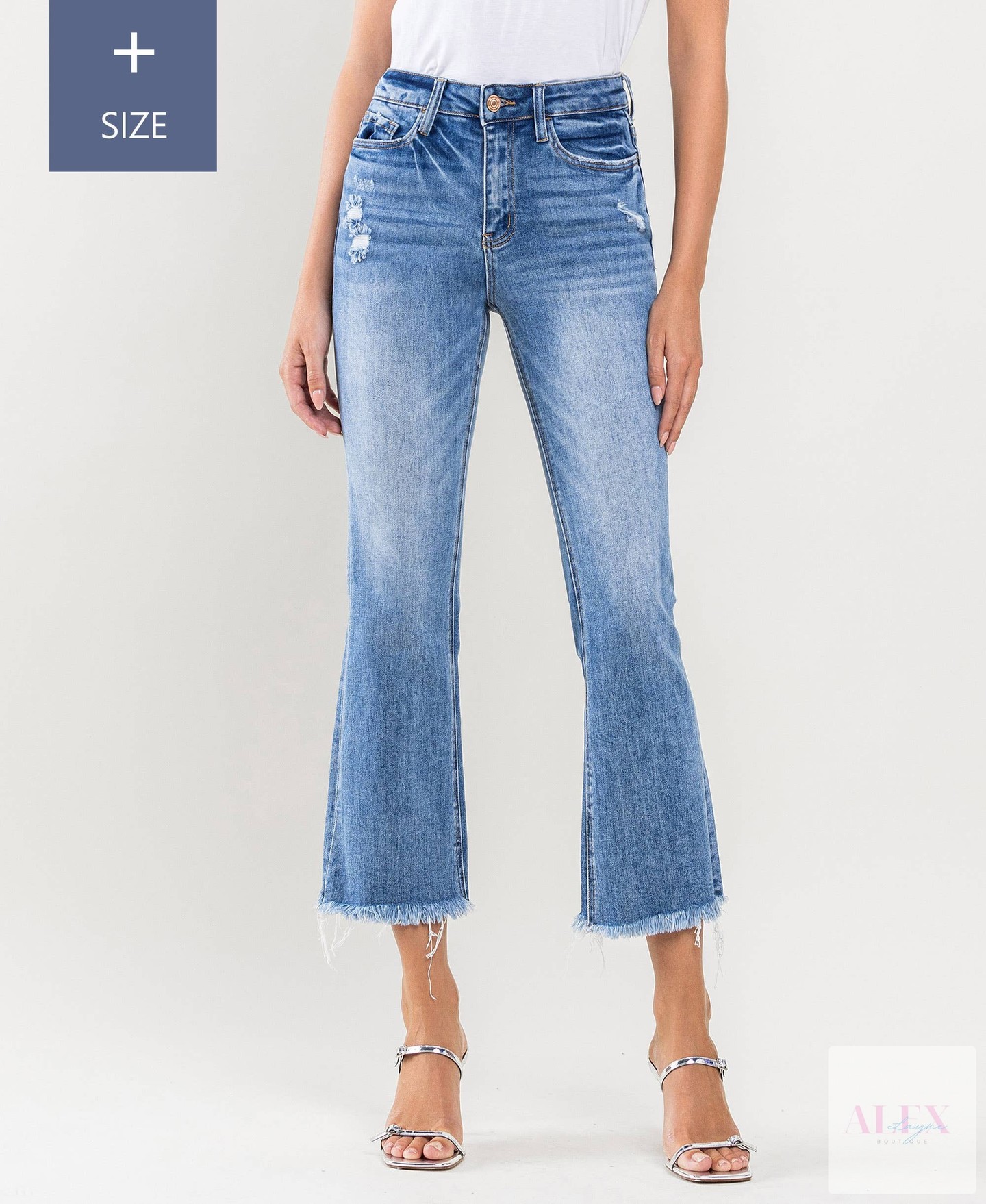 Who says comfort can't be stylish? 

Meet your new wardrobe hero: the Amber High Rise Kick Flare Jean! 

These plus-size jeans blend comfort with chic effortlessly. They hug your waist perfectly and offer a flattering silhouette with a cropped length and playful kick flare.

With distressed details and a frayed hem, they’re perfect for any casual outing.

Available now for $75.00—snag your pair and step up your denim game!

https://ssdlr.shop/l/2d009f44

#PlusSizeFashion #KickFlareJeans #DenimLove #StyleInspiration #FashionForAll