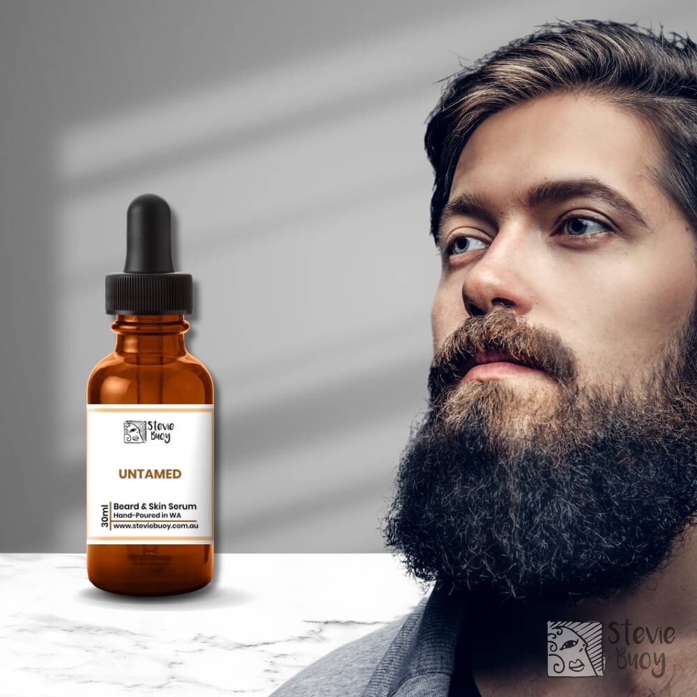 Unleash your wild side! 🌿 Transform your grooming routine with Stevie Buoy's Untamed Beard & Skin...