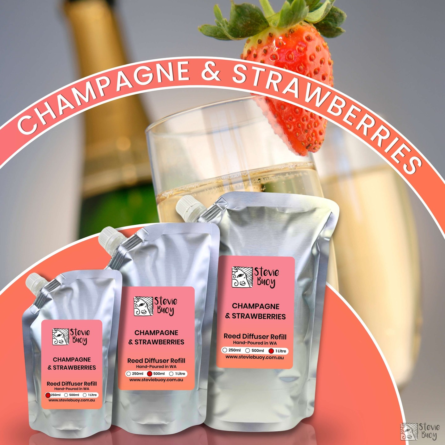 Who knew home could smell this delightful? 

With our Champagne & Strawberries Reed Diffuser Refill, you’re not just refreshing your space; you’re elevating your mood! 

Imagine the sweet, succulent scent of strawberries mingling with champagne and roses. It’s a burst of joy every time you walk in. 

Easily reuse your empty diffuser vessel and keep the good vibes rolling. 

Available now for $28.95. Grab yours today! 

https://ssdlr.shop/l/6cfdc14d

#HomeFragrance #ReedDiffuser #StevieBuoy #Aromatics #FreshScent