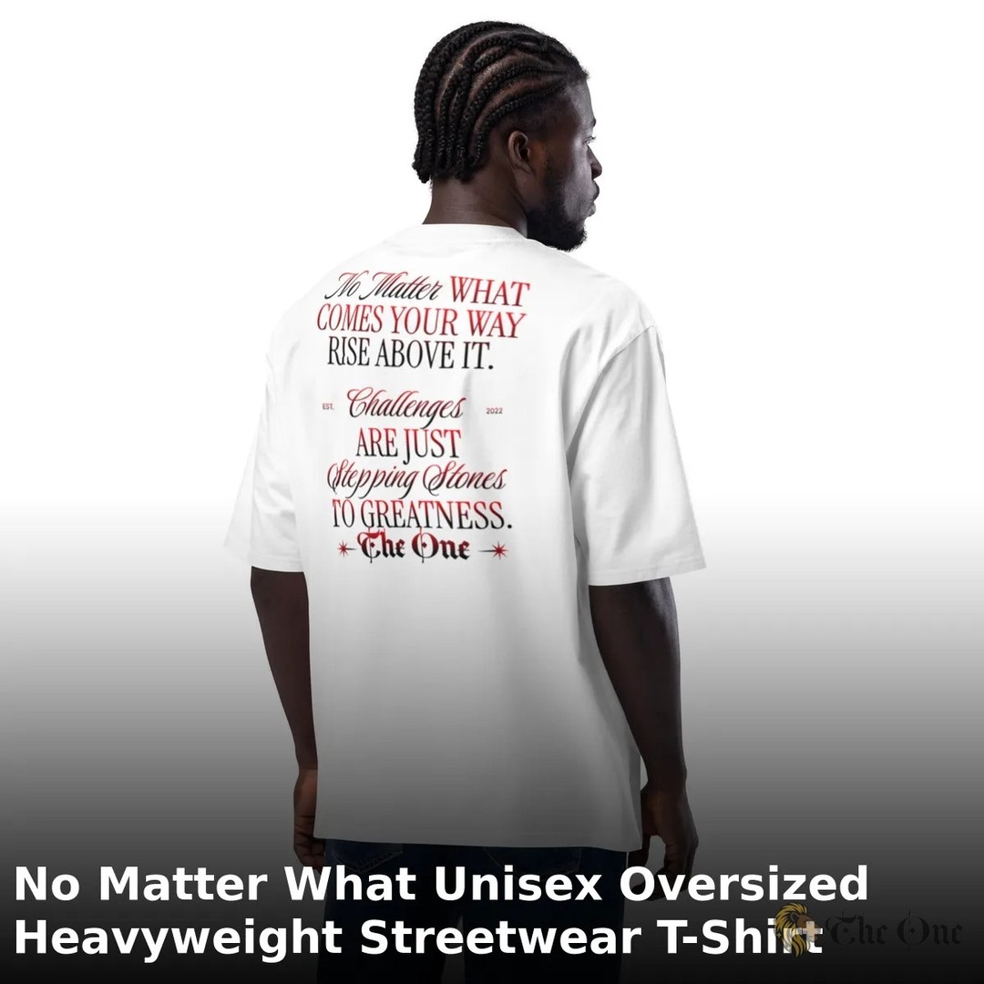¿Sabías que la ropa puede ser una declaración de intenciones?
Potencia tu actitud con la camiseta oversized 'No Matter What' de The One PR, hecha para los que nunca se rinden.
Confeccionada en 100% algodón cardado, disfrutarás de una comodidad sin límites.
El fit oversized y los drop shoulders dan un toque urbano que atrae todas las miradas.
Lleva motivación y estilo en cada paso.
Súmate a un look que inspira, ¡disponible ahora por $49.75!
#ModaÉtica #Streetwear #CamisetaOversized #EstiloUrbano #ActitudPositiva