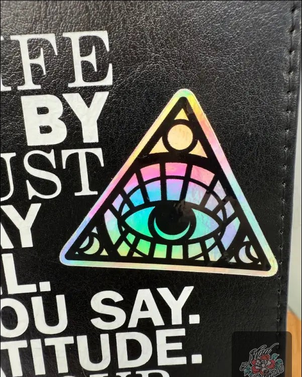 Unlock the power of insight with our All Seeing Eye Iridescent Sticker! 🌟✨ Embrace illumination and protection wherever you go. 

🧿 Features:
🔺 2" x 2" perfect size 
🔺 Stunning iridescent finish 
🔺 Symbols of unity and balance 
🔺 A touch of spiritual enlightenment 

Grab it now for just $2.70 (was $3.60)! Don't miss out; this offer ends soon! 

👉 Get yours here: https://ssdlr.shop/l/c107f8b9 

#MadMeadowDesigns #IridescentSticker #AllSeeingEye #SpiritualArt #DiscountDeal
