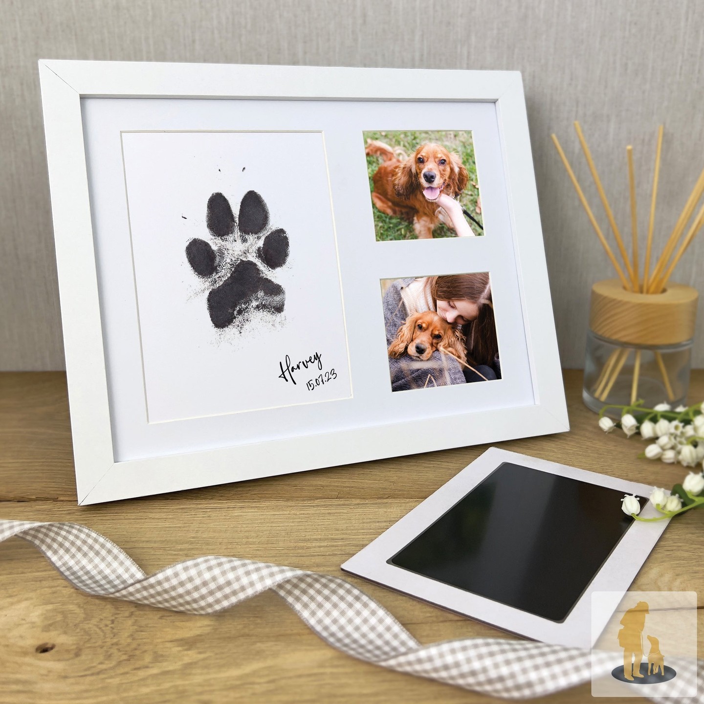 Did you know that paw prints can tell a lifetime of stories? 🐾

Capture those precious moments with the Paw Print Ink Keepsake Photo Frame Kit! 

It’s not just a frame; it’s a heartfelt keepsake. 

Easily create a lasting memory from your pet's first day at home to their golden years. 

With a spacious 15cm x 11cm aperture for their paw print and 2 smaller slots for your favorite photos, it’s perfect for the whole family to join in on the fun.

Available now for £19.99. 

Cherish those memories forever!

#PetKeepsake #PawPrints #FamilyMoments #PetLove #Photography

https://ssdlr.shop/l/e2ec2f5a