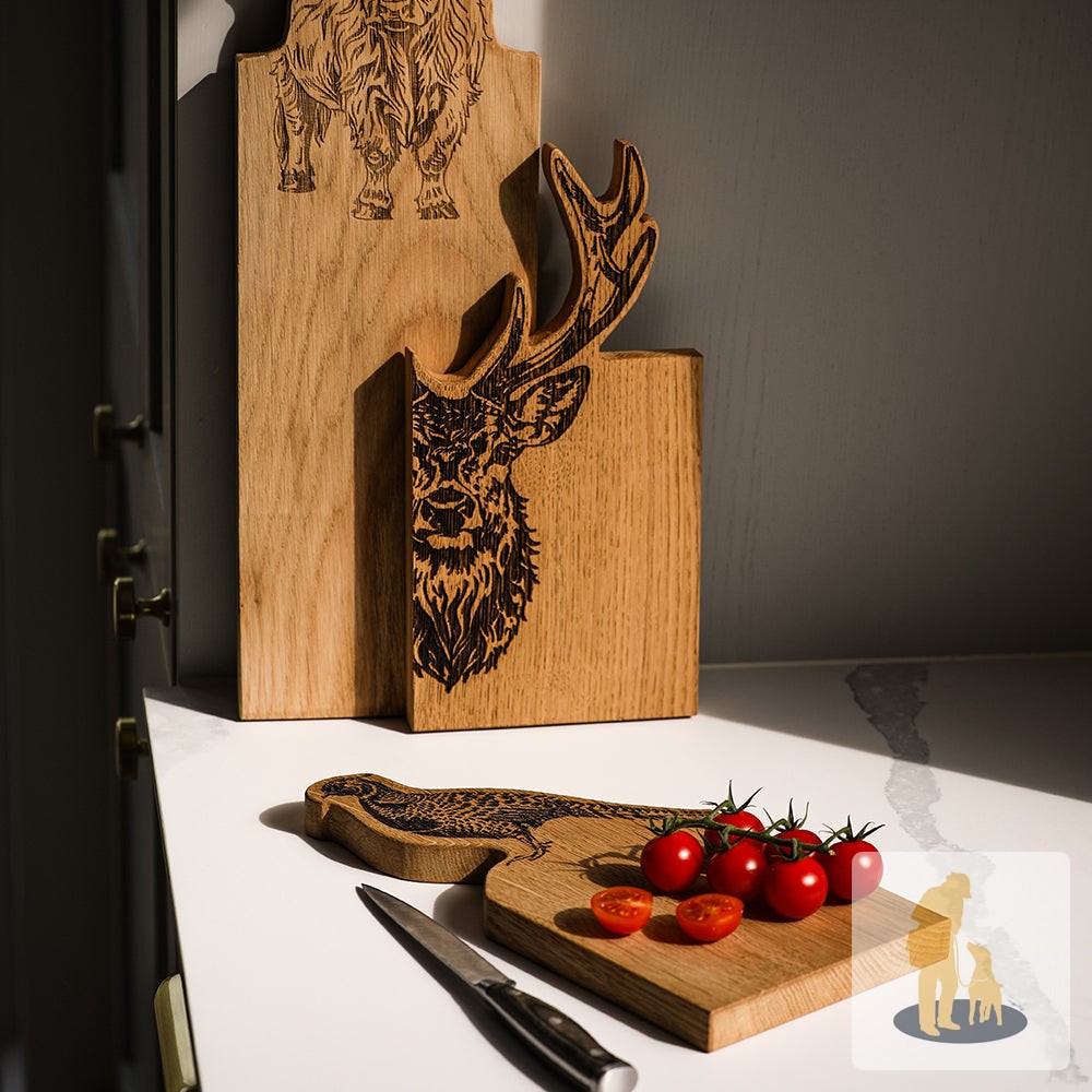 Did you know that your serving board can be a work of art? 

Our Pheasant Framed Oak Serving Board isn't just functional—it's a stunning centerpiece for your dining space. 

Handcrafted from sustainably sourced British oak, each board features a beautiful pheasant engraving that adds a touch of nature to your table. 

Perfect for serving up your favorite dishes or simply as decor, it’s time to elevate your kitchen style.

Available now for £36.00!

https://ssdlr.shop/l/1c13e009

#HomeDecor #KitchenStyle #SustainableLiving #PheasantArt #HandcraftedBeauty