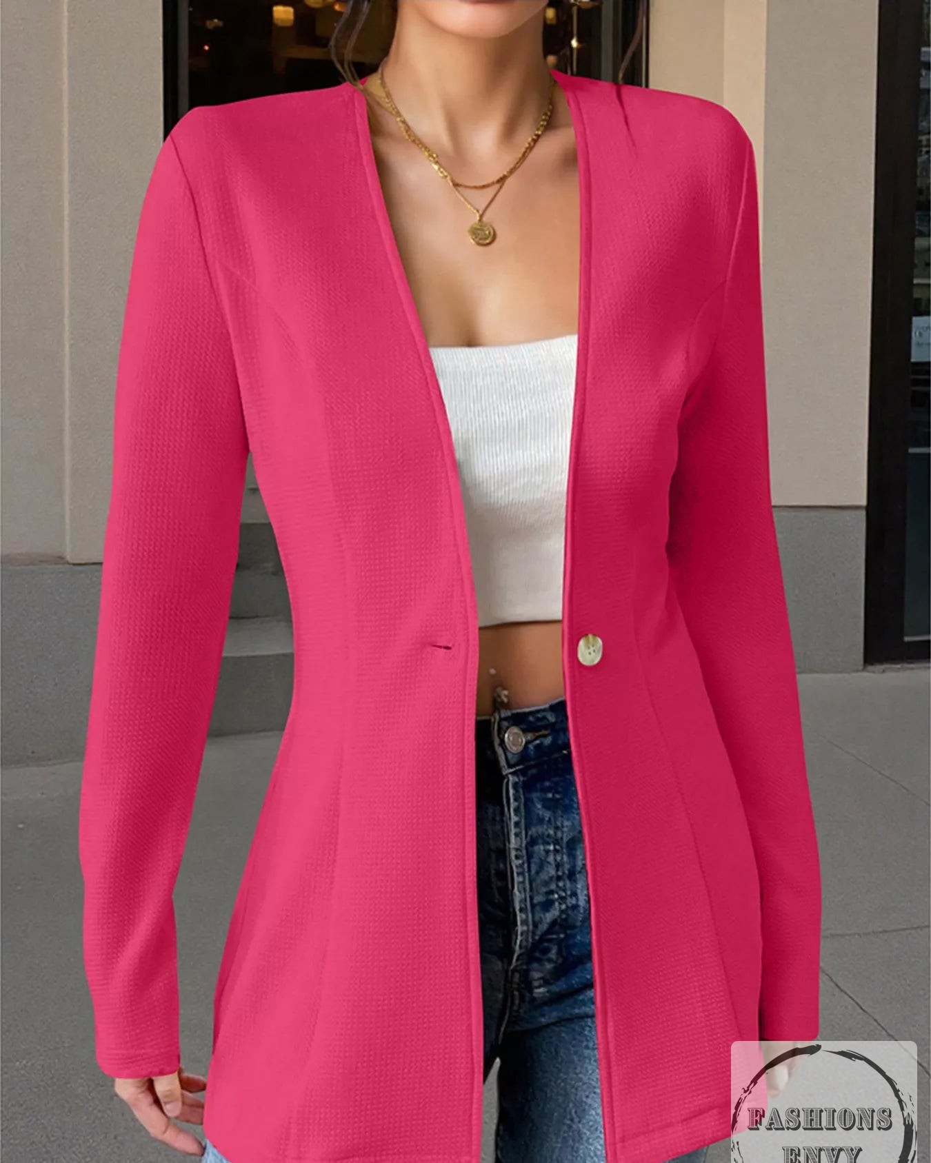 Who said office wear can’t be chic? 

Meet the One Button Blazer: your go-to piece for turning heads in any setting. 

This classic jacket effortlessly blends sophistication with versatility, perfect for everything from board meetings to happy hour. 

With a flattering silhouette and 10 stunning colors to choose from, you’ll always find the right fit for your mood and style. 

Why compromise on confidence when you can have it all for only $33.15? 

Shop now: 

#BlazerStyle #OfficeChic #FashionFinds #ProfessionalWear #NewArrivals