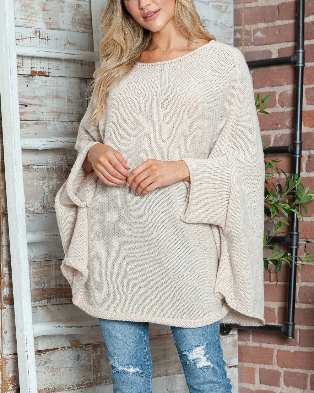 Cozy meets chic! 🧥✨

Our Round Neck Batwing Sleeve Sweater is the perfect blend of comfort and style. With a slightly stretchy fit, it drapes beautifully and keeps you warm without sacrificing fashion. 

Machine washable for easy care, it's a must-have for your wardrobe!

#FashionFinds #CozyStyle #NewArrivals #SweaterWeather #ChicAndComfy