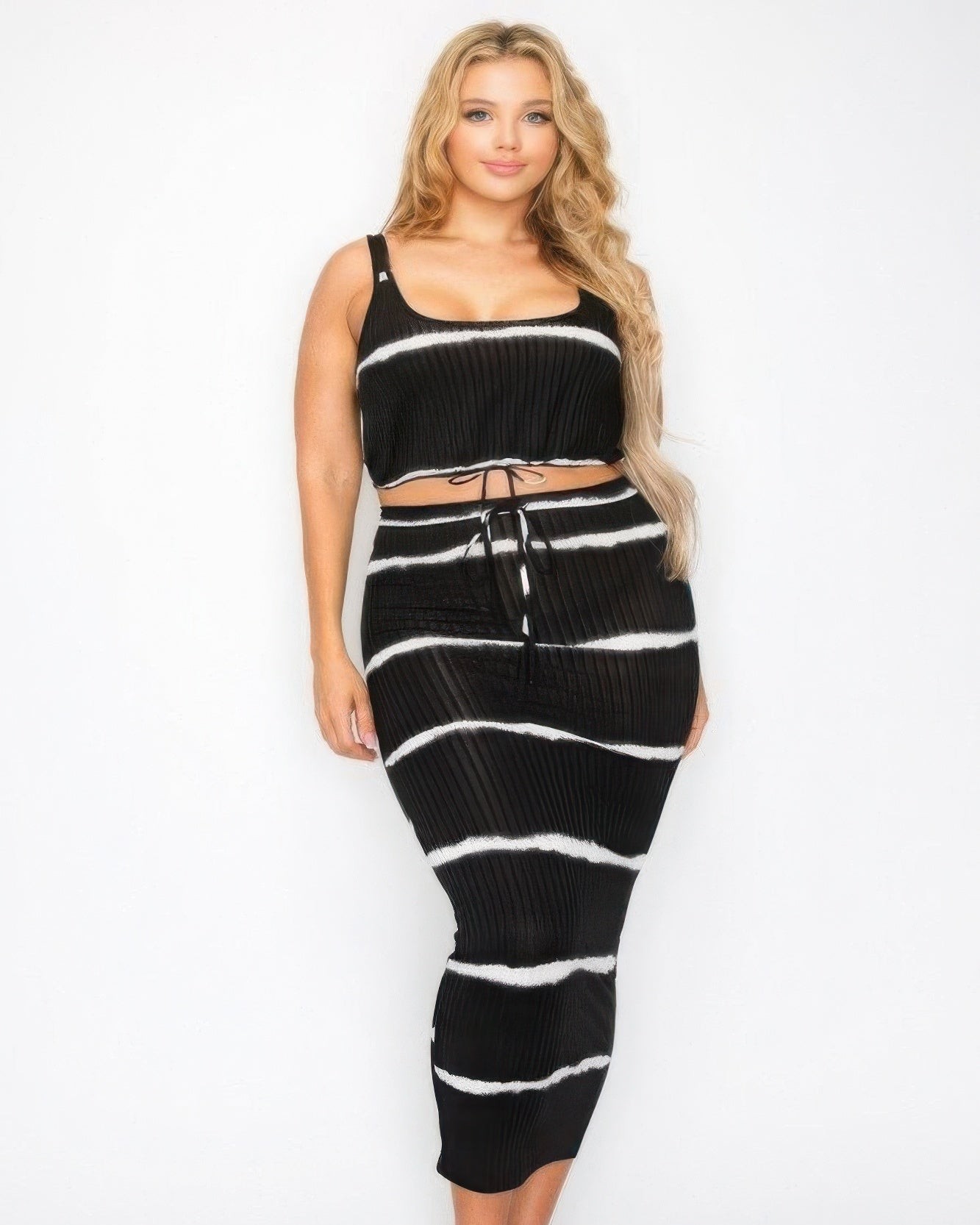 Looking for a go-to outfit that combines comfort and style? 

Our Plus Sleeveless Tie Dye Stripe 2 Piece Skirt Set has got you covered! With a soft, stretchy fabric and a trendy design, you’ll feel fabulous all day long. Perfect for any occasion, it’s time to embrace effortless chic. 

 

#PlusSizeFashion #TieDyeStyle #EffortlessChic #NewArrivals #FashionFinds