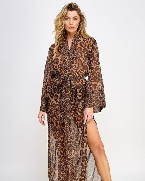 Who says loungewear can't be chic? 🐆✨

The BE WICKED Leopard Robe is here to transform your at-home style. With its lightweight chiffon and striking leopard print, this robe adds a touch of elegance to your morning coffee or evening unwind. 

Elevate your relaxation with this must-have piece!

#LoungewearGoals #ChicComfort #LeopardPrint #NewArrivals #FashionEssentials